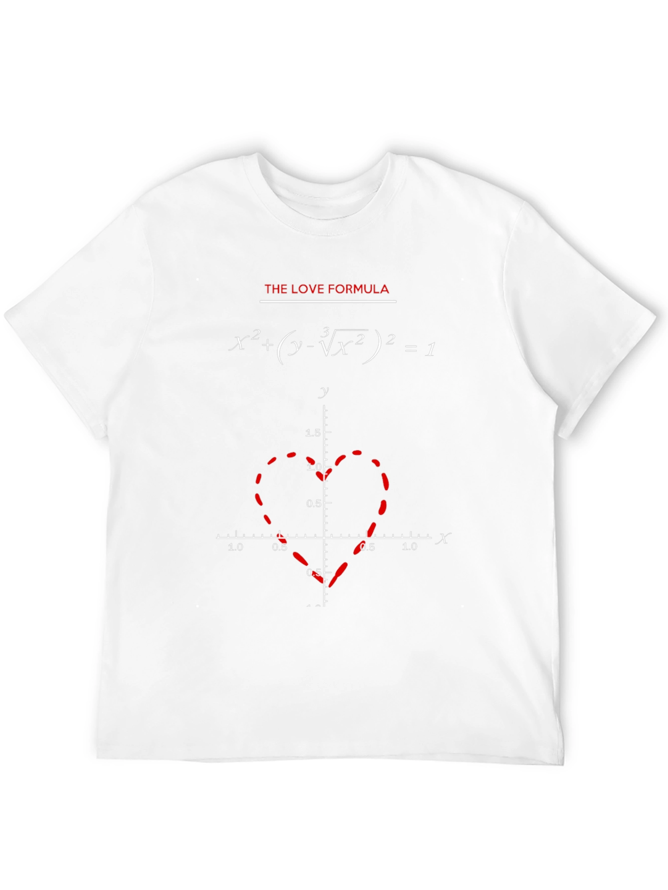The Love Formula T-Shirt - Math Heart