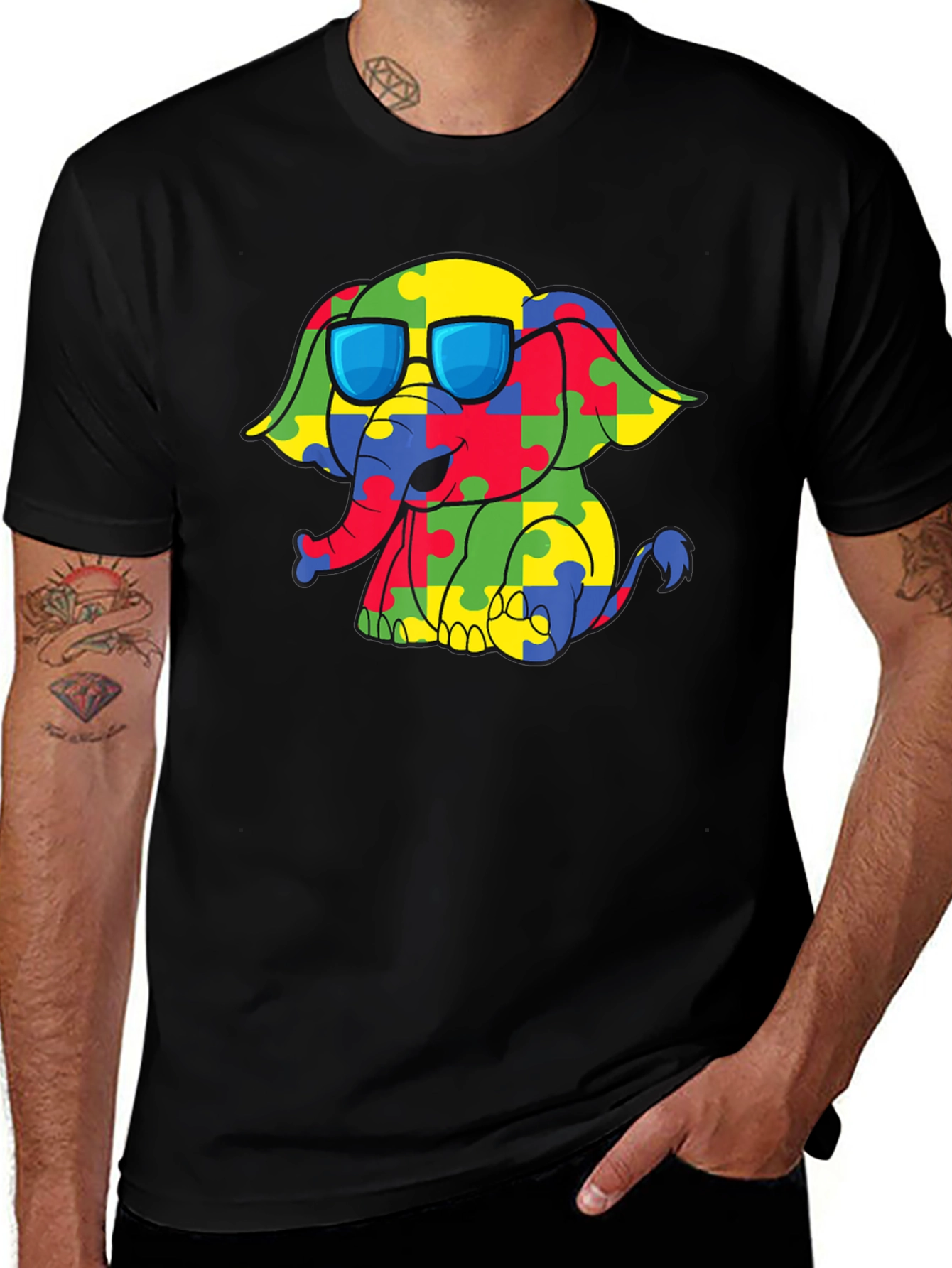 Autism Awareness Elephant T-Shirt