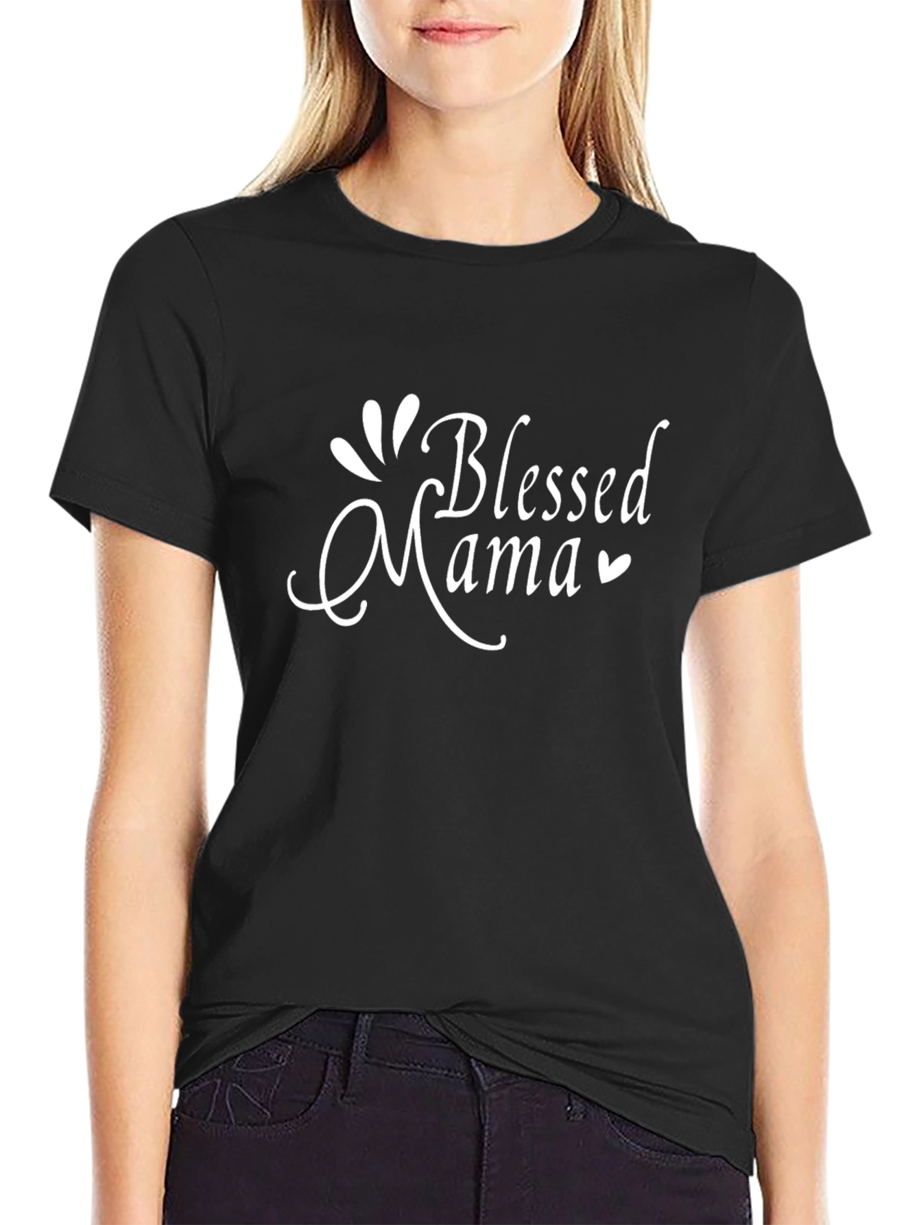 Blessed Mama T-Shirt - Stylish Mom Apparel