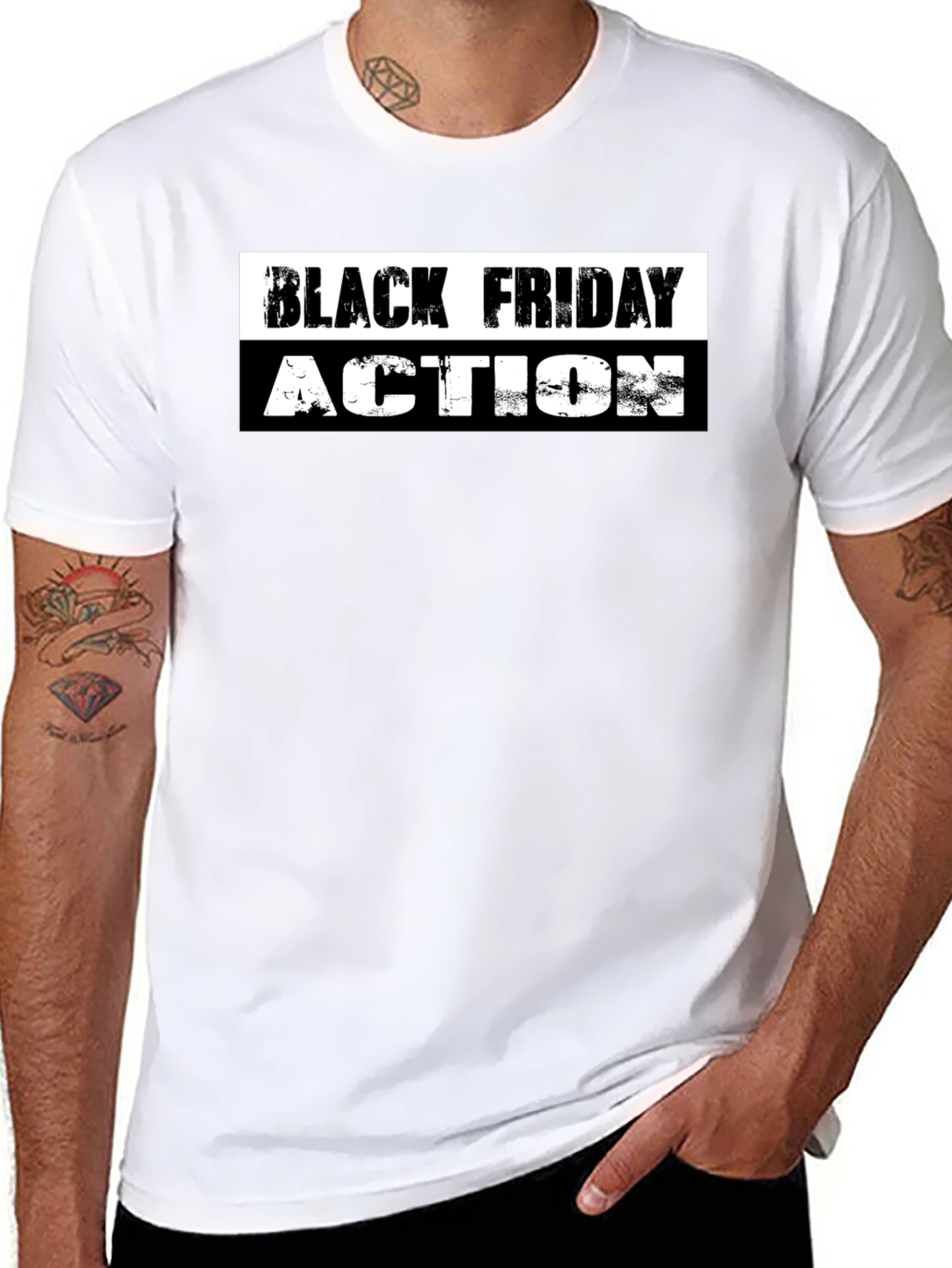 Black Friday Action Graphic T-Shirt