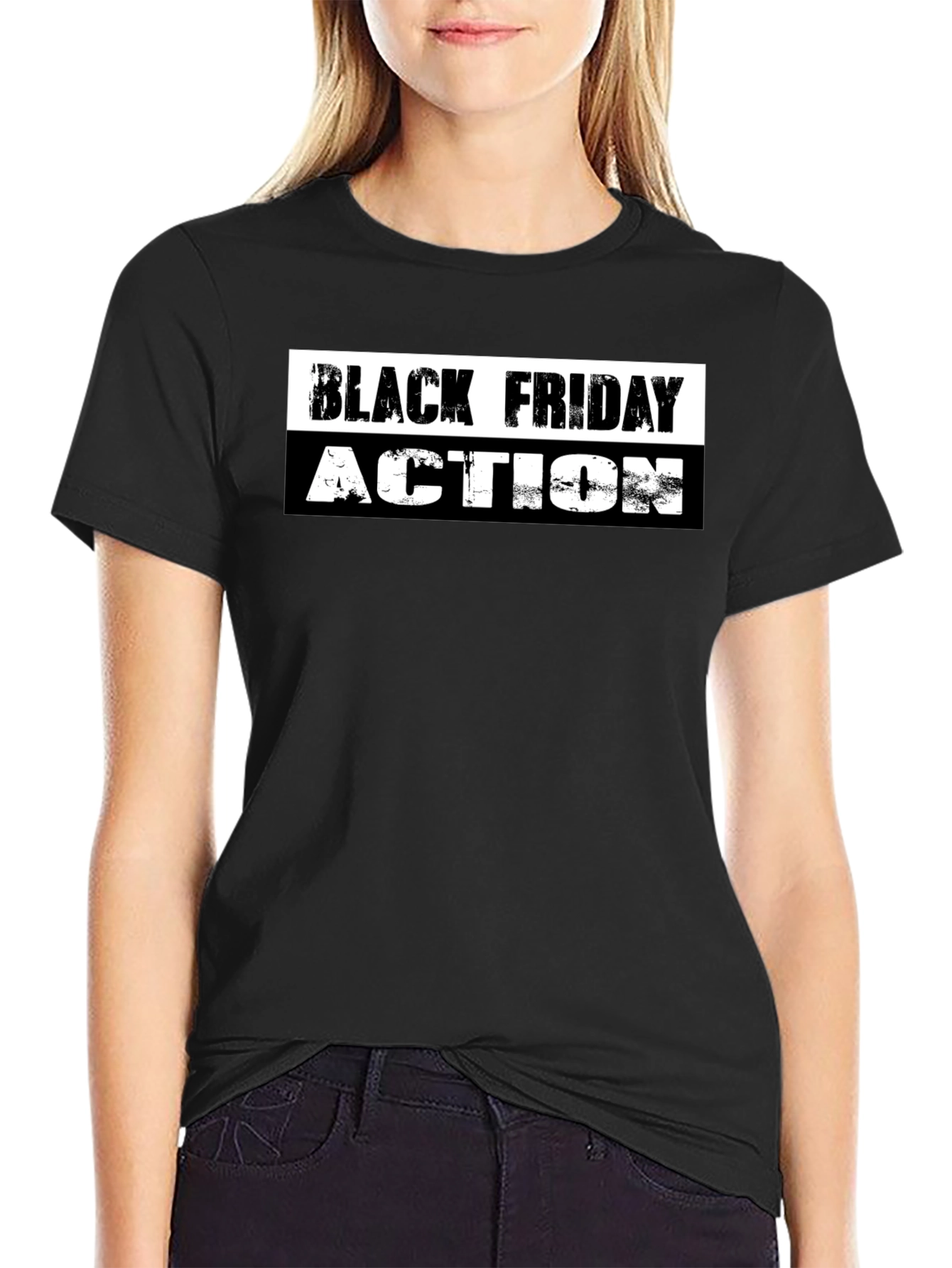 Black Friday Action Graphic T-Shirt