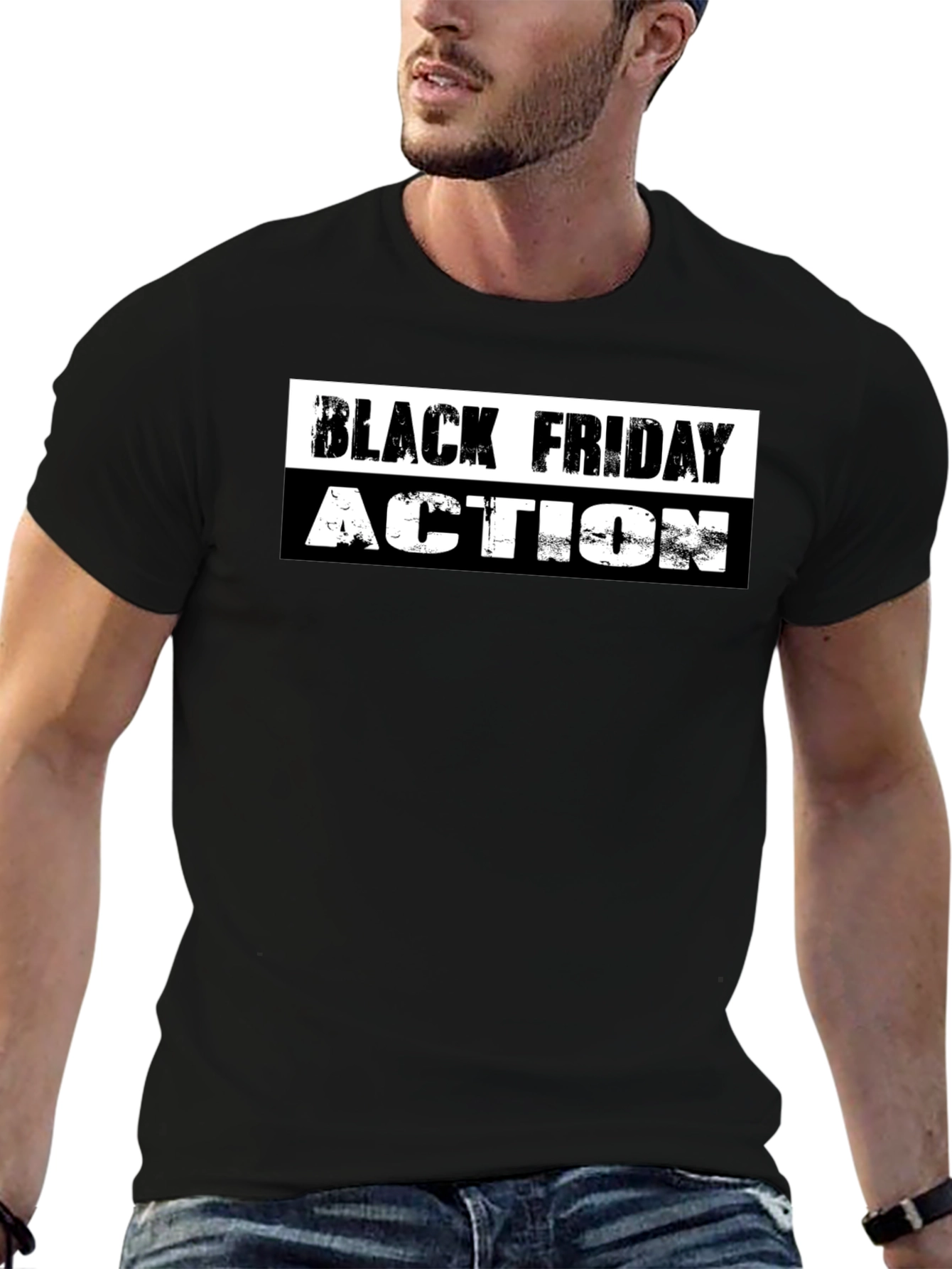 Black Friday Action Graphic T-Shirt