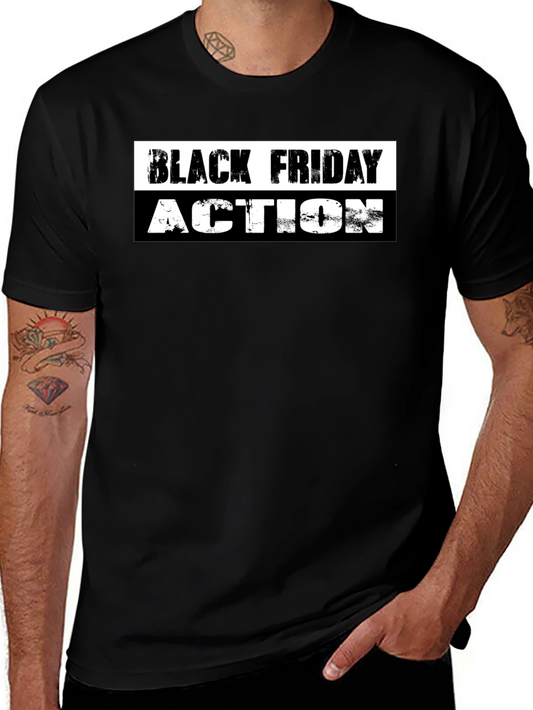 Black Friday Action Graphic T-Shirt