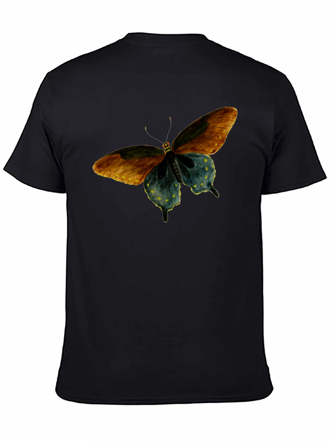 Butterfly Graphic Black Tee