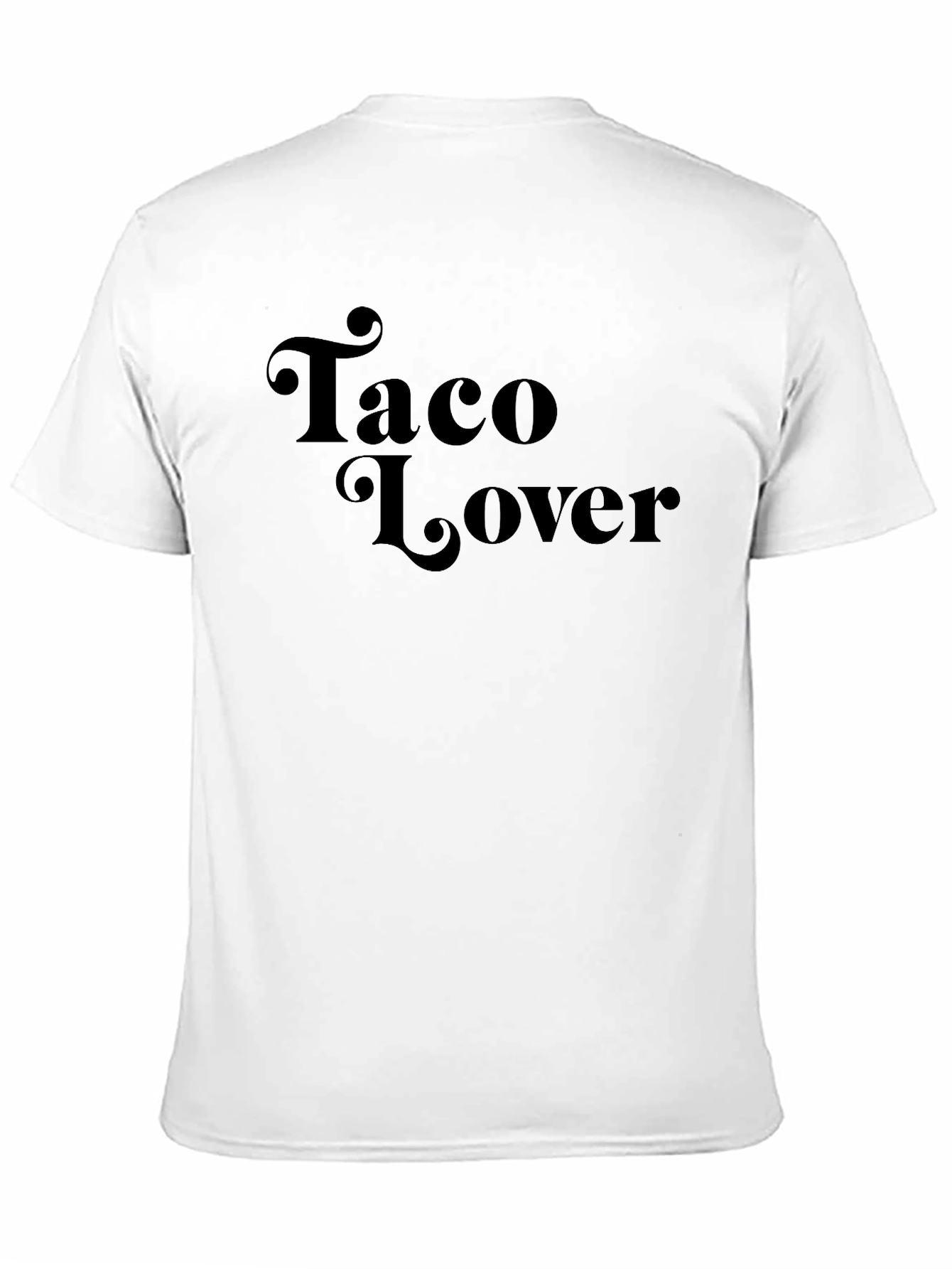 Taco Lover Graphic Tee - Black Casual T-Shirt