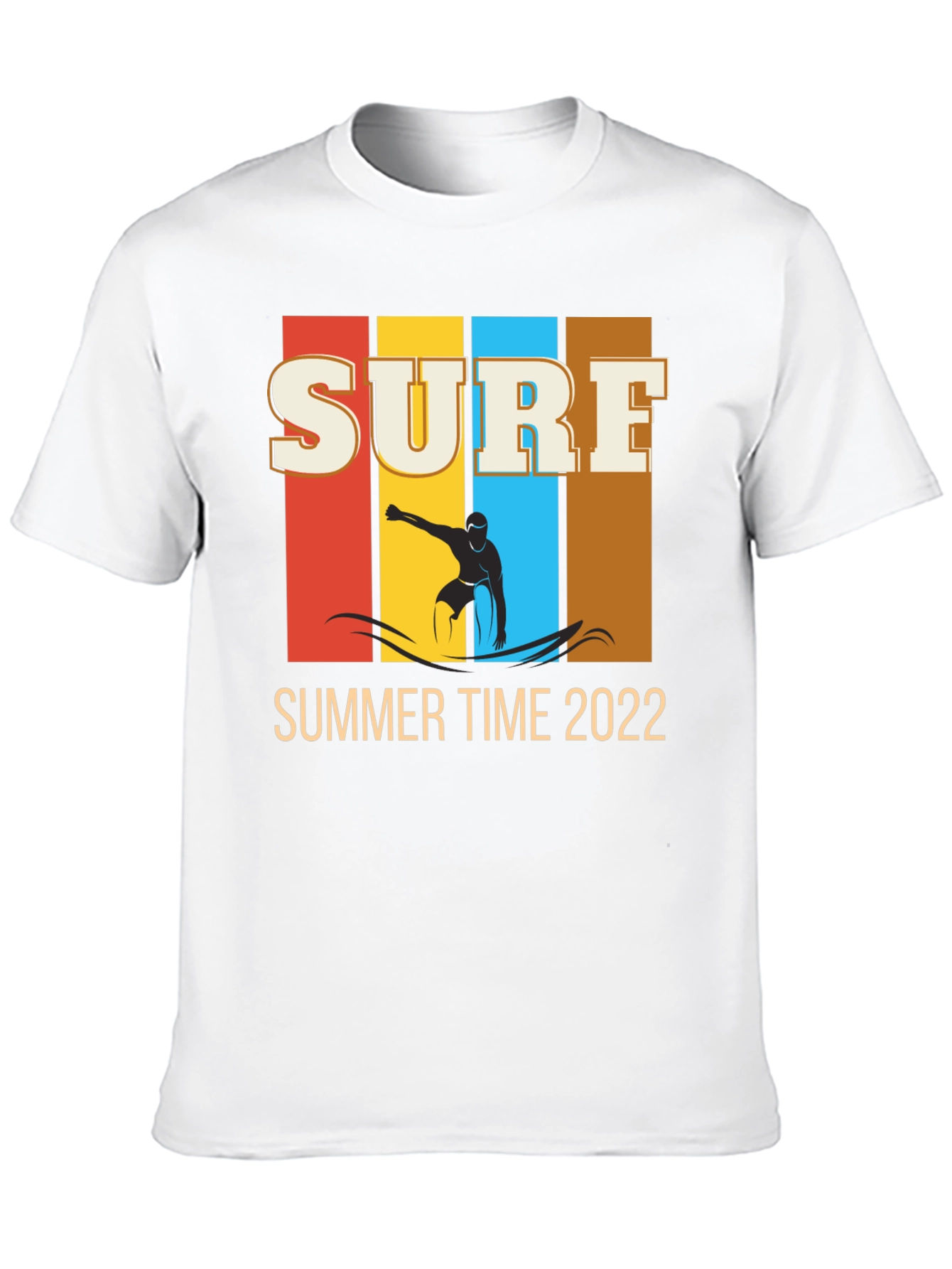 Surf Time 2022 Black Graphic Tee