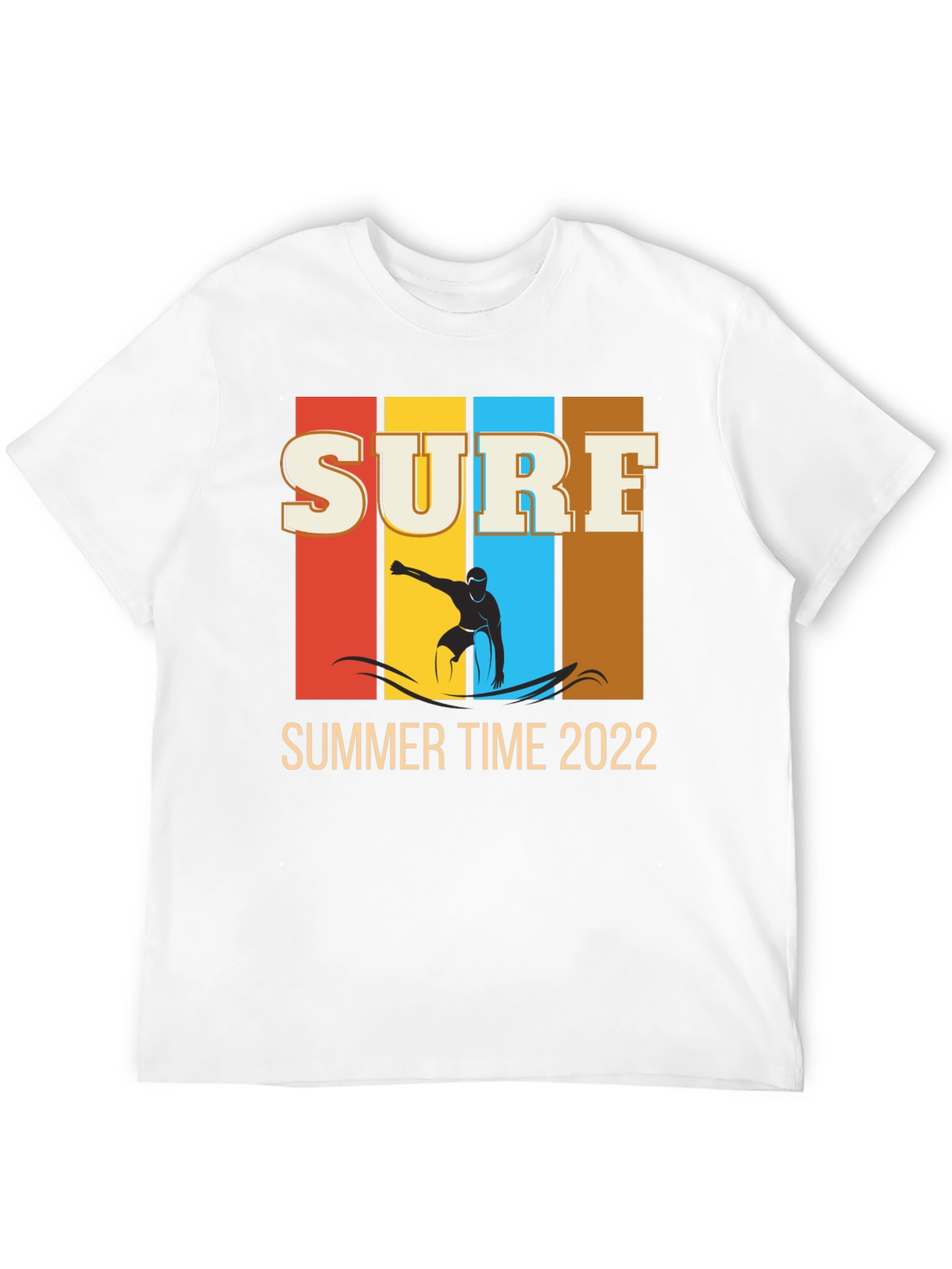 Surf Time 2022 Black Graphic Tee