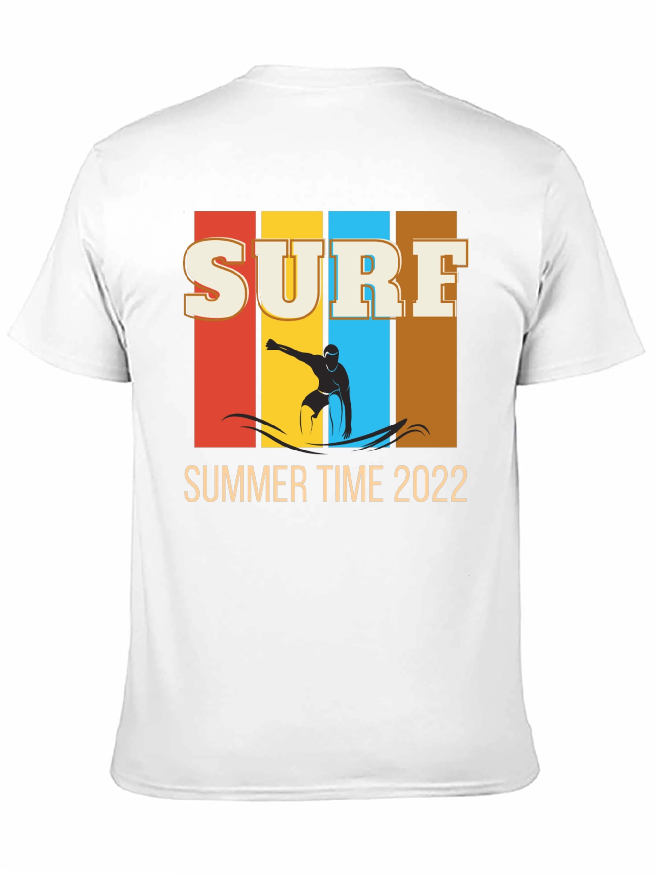 Surf Time 2022 Black Graphic Tee
