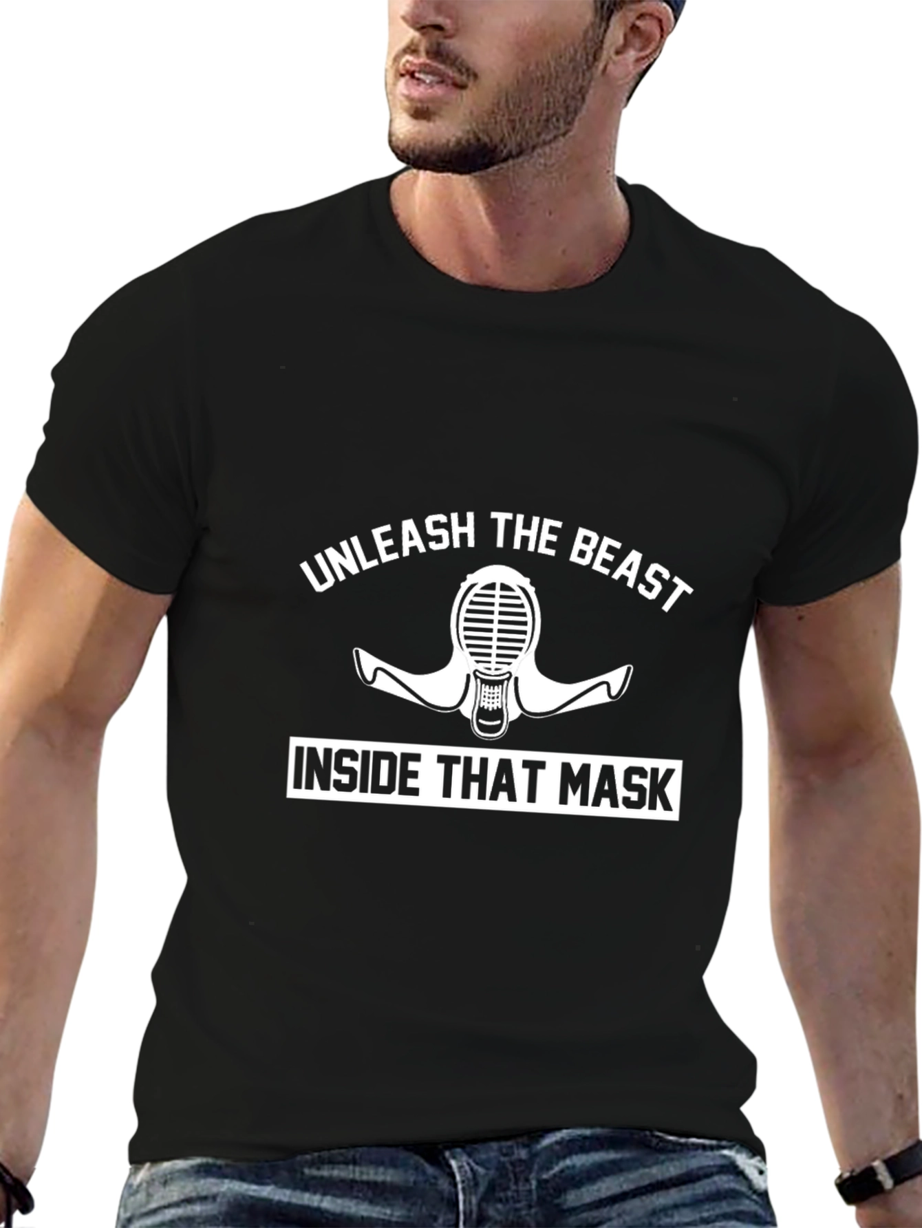 Unleash the Beast Kendo Mask T-Shirt