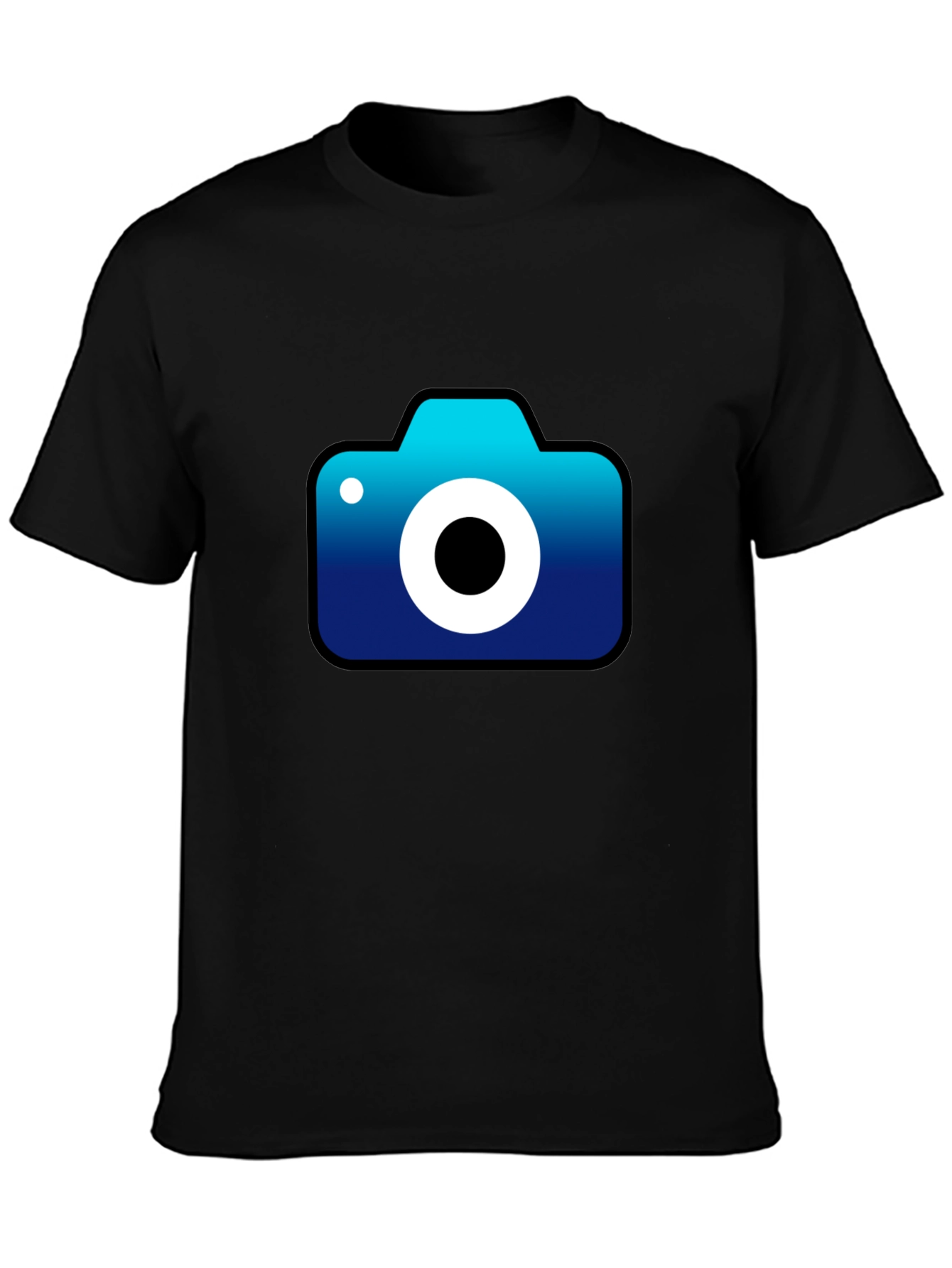 Camera Graphic Black T-Shirt
