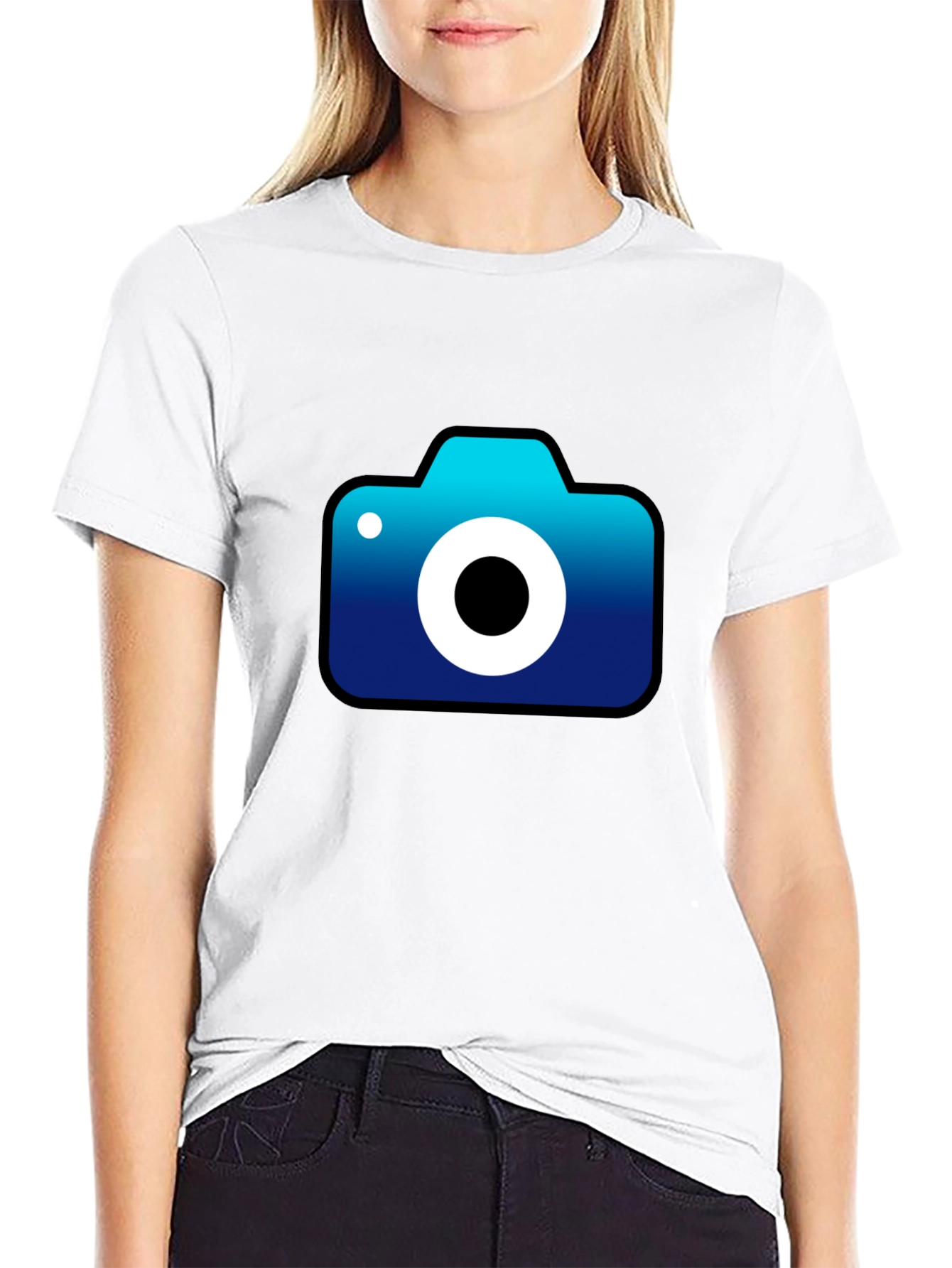 Camera Graphic Black T-Shirt