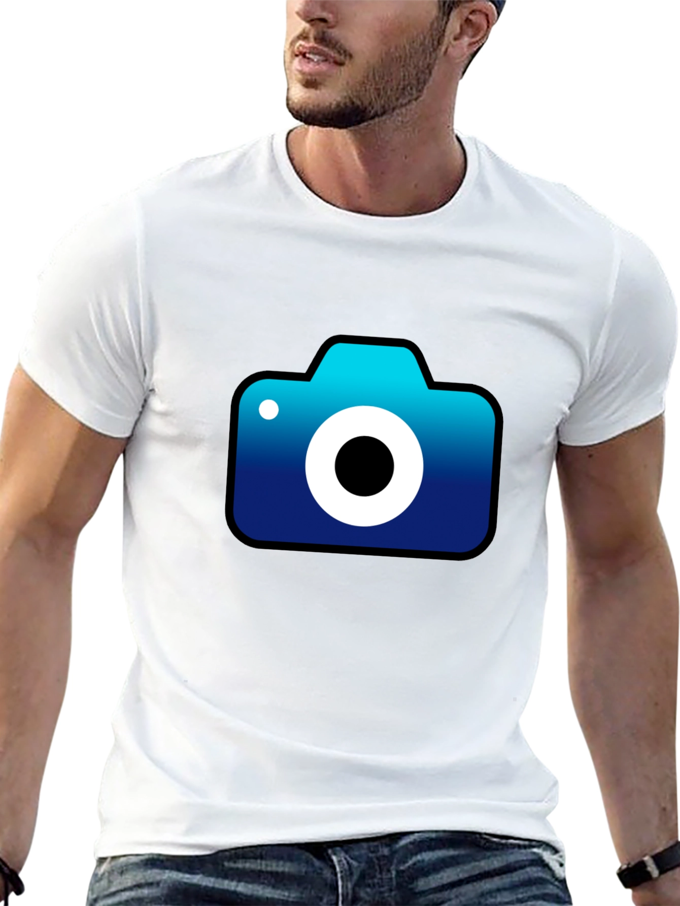 Camera Graphic Black T-Shirt