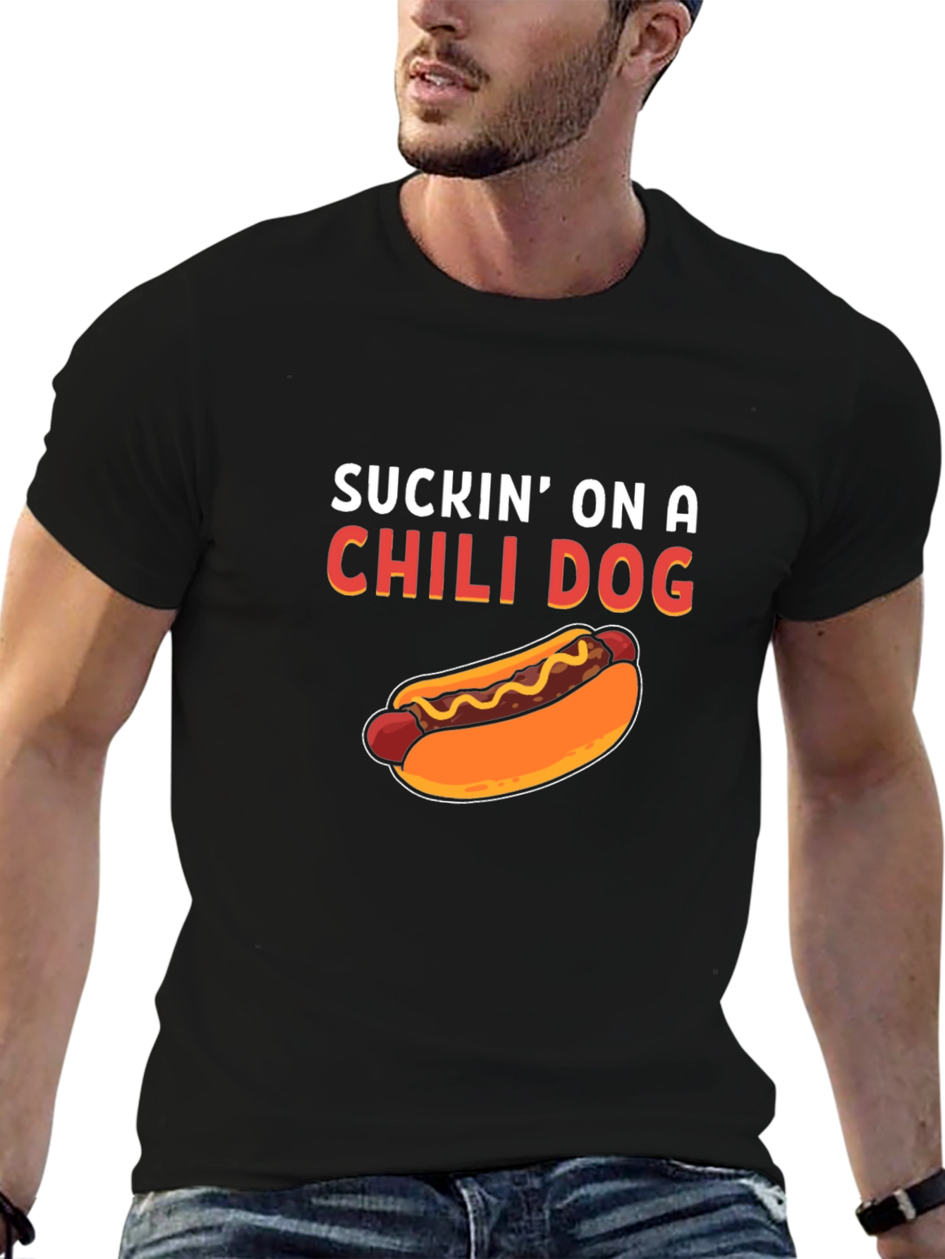 Suckin On A Chili Dog Graphic Tee