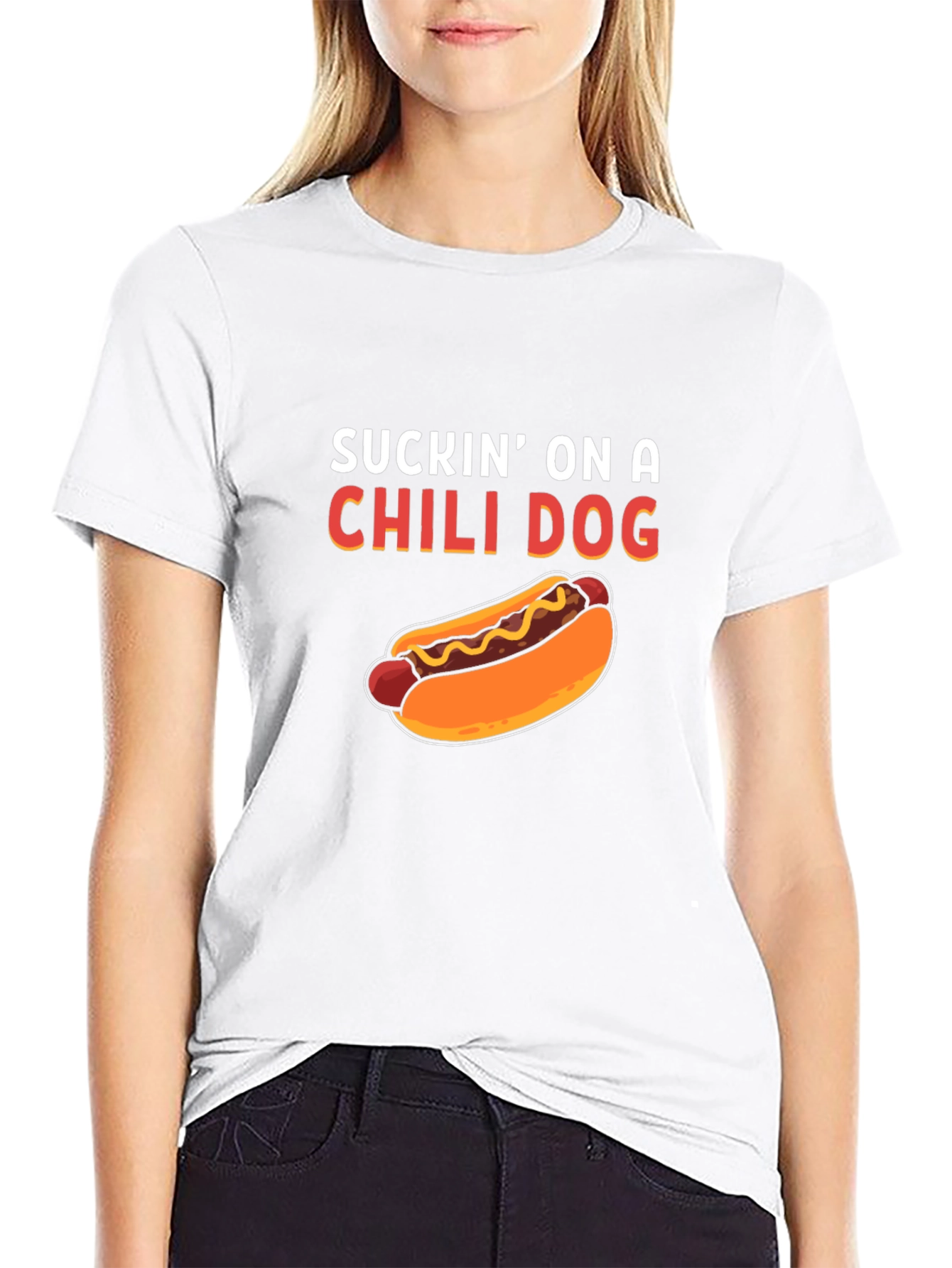 Suckin On A Chili Dog Graphic Tee