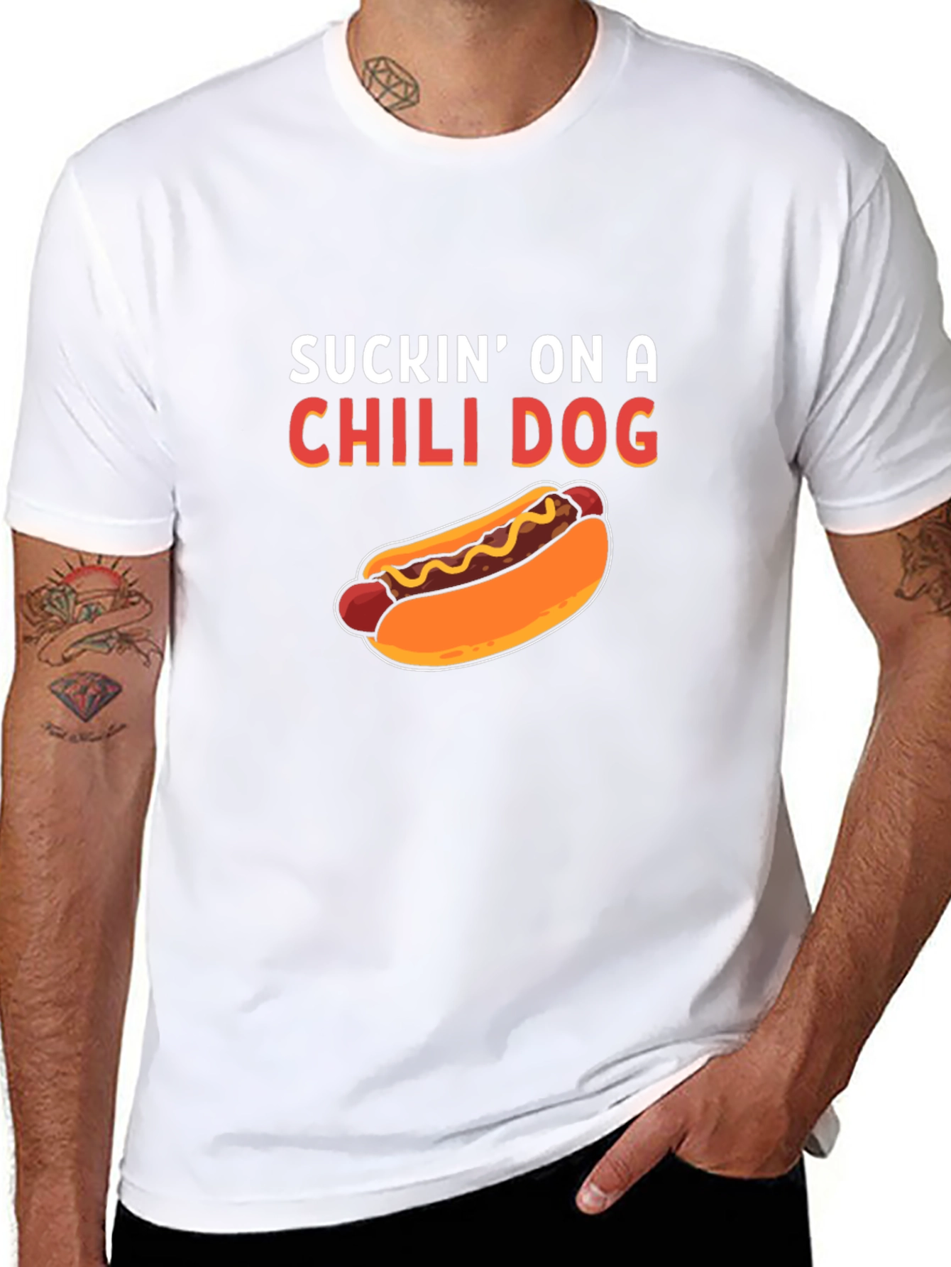 Suckin On A Chili Dog Graphic Tee
