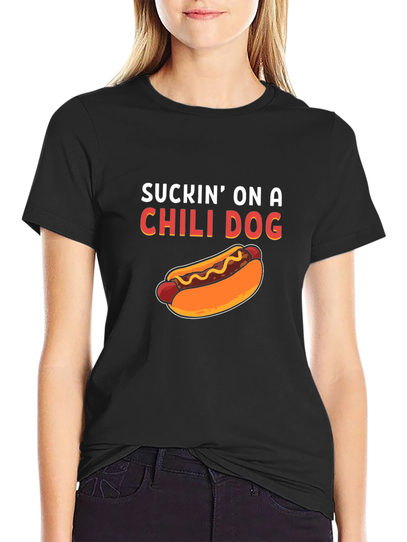 Suckin On A Chili Dog Graphic Tee