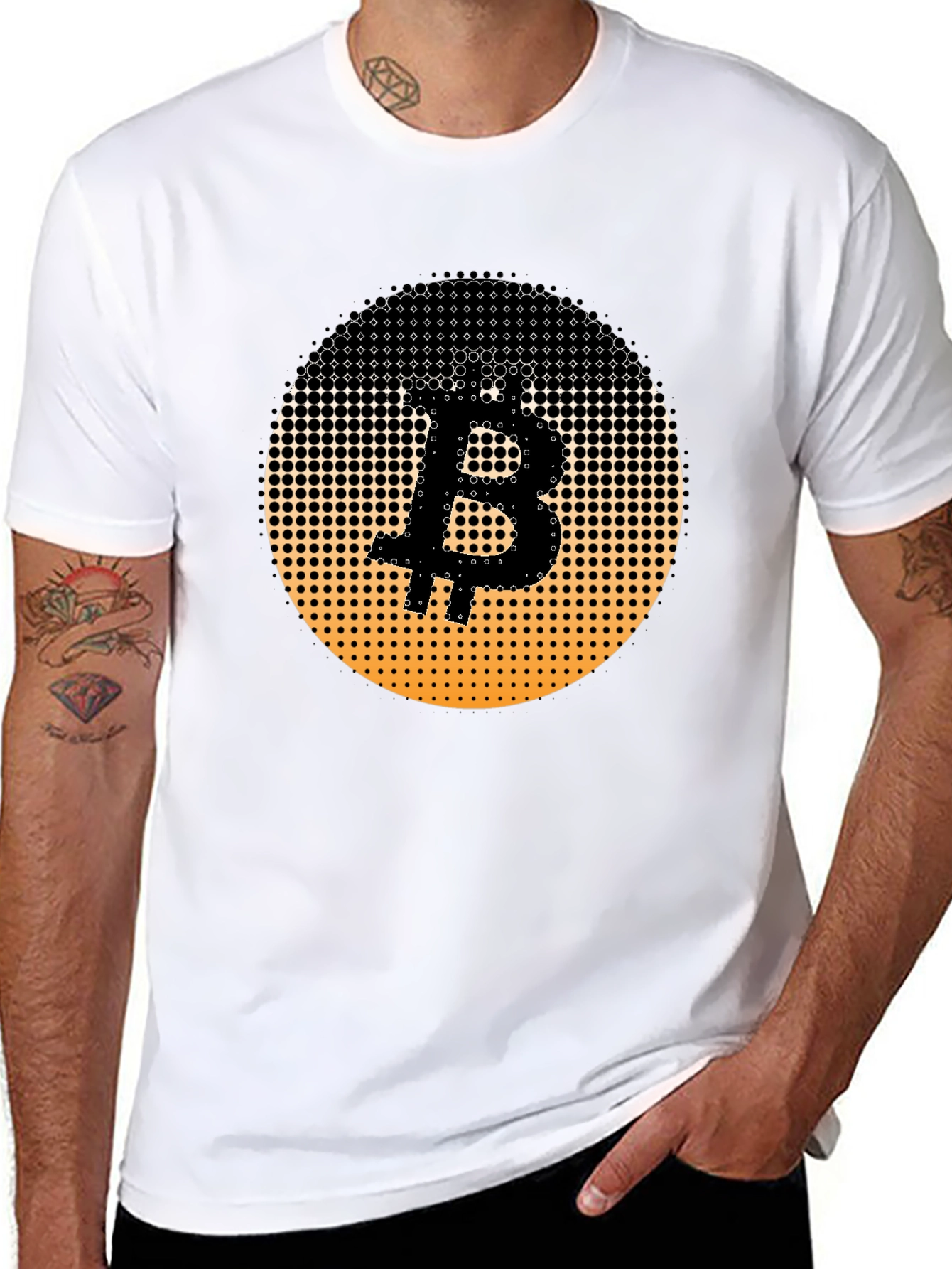 Bitcoin Black Graphic Tee