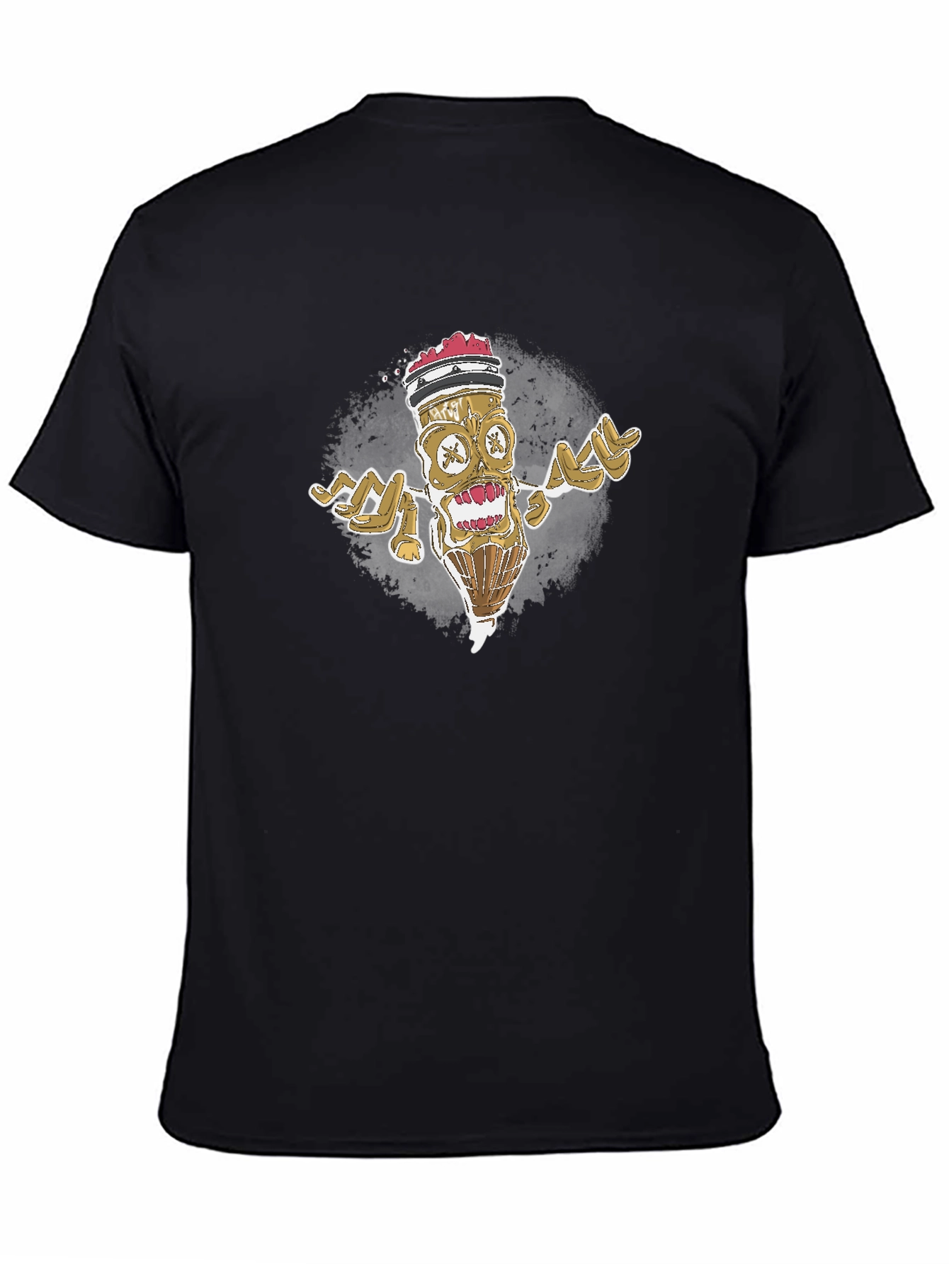 Zombie Pencil Graphic Tee - Cool Artistic Design