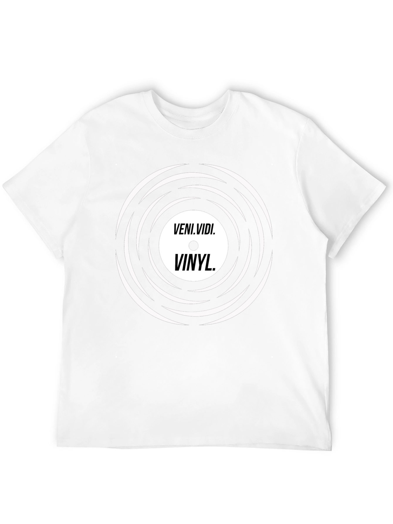Veni Vidi Vinyl Black Graphic Tee