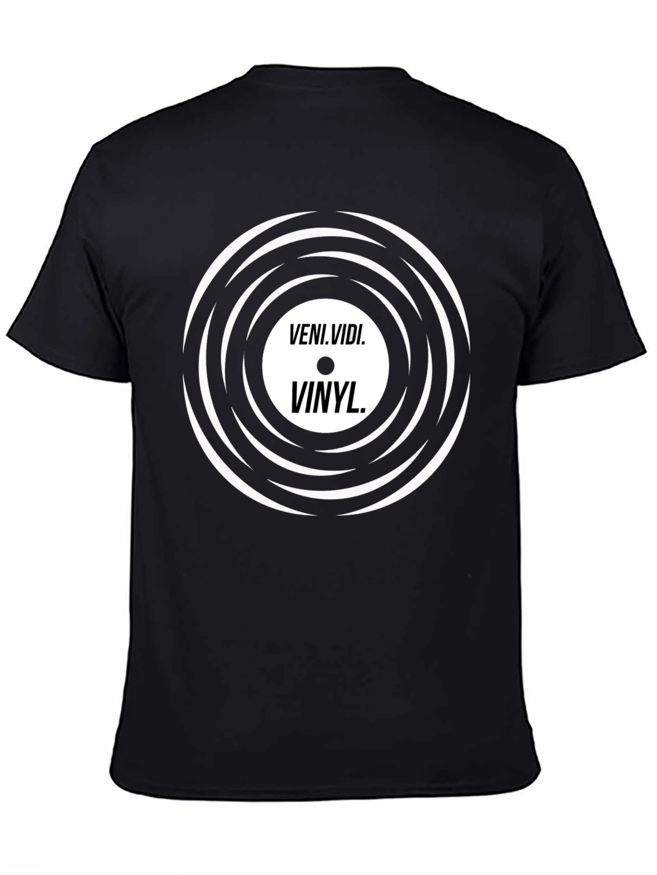 Veni Vidi Vinyl Black Graphic Tee