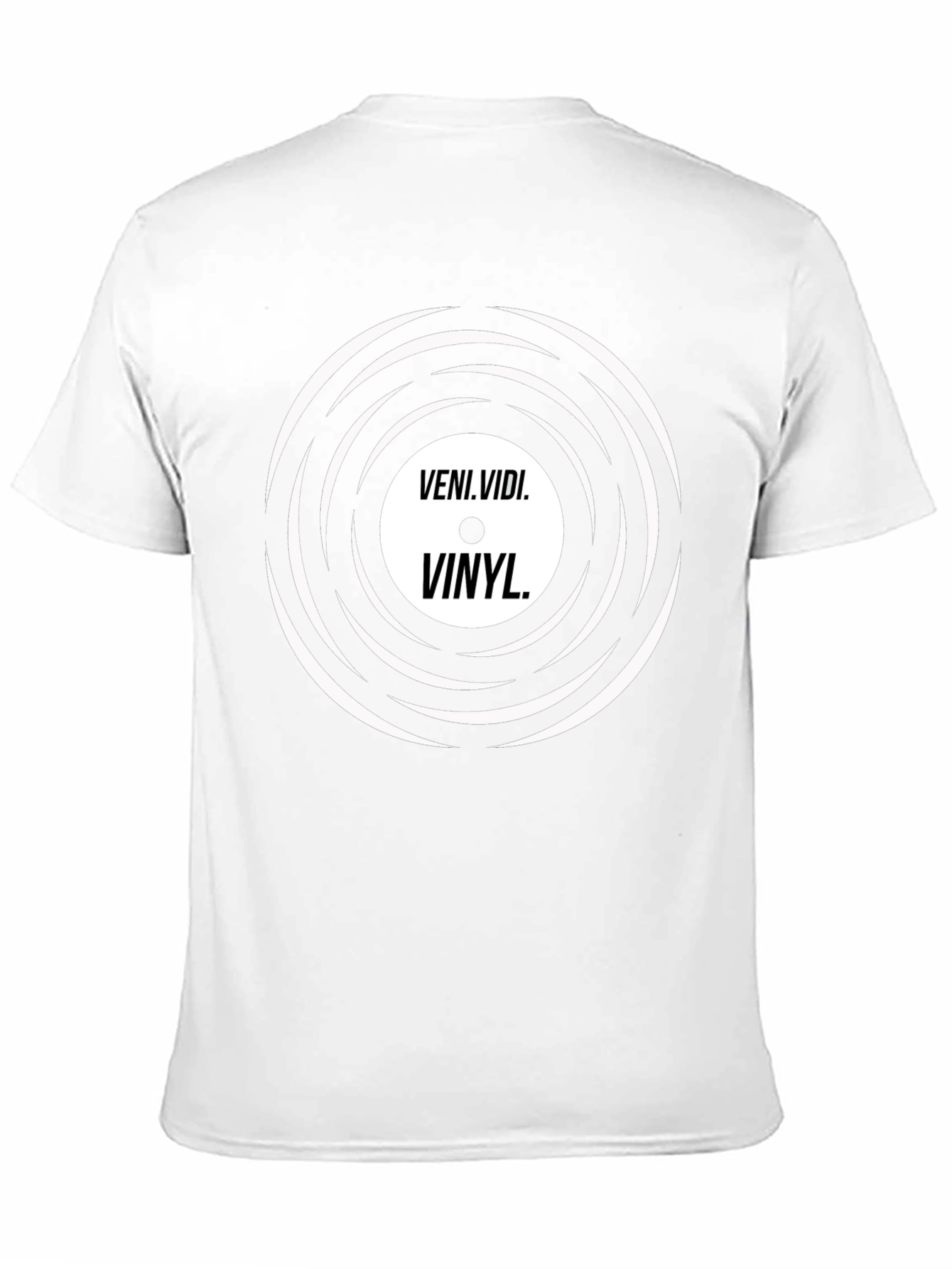 Veni Vidi Vinyl Black Graphic Tee