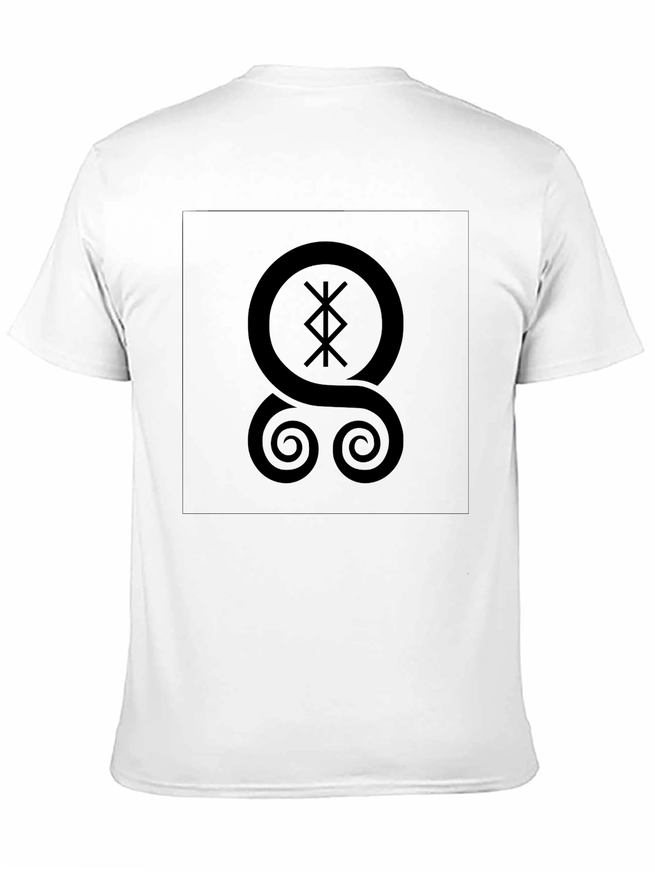 Black T-Shirt with Mystical Symbol