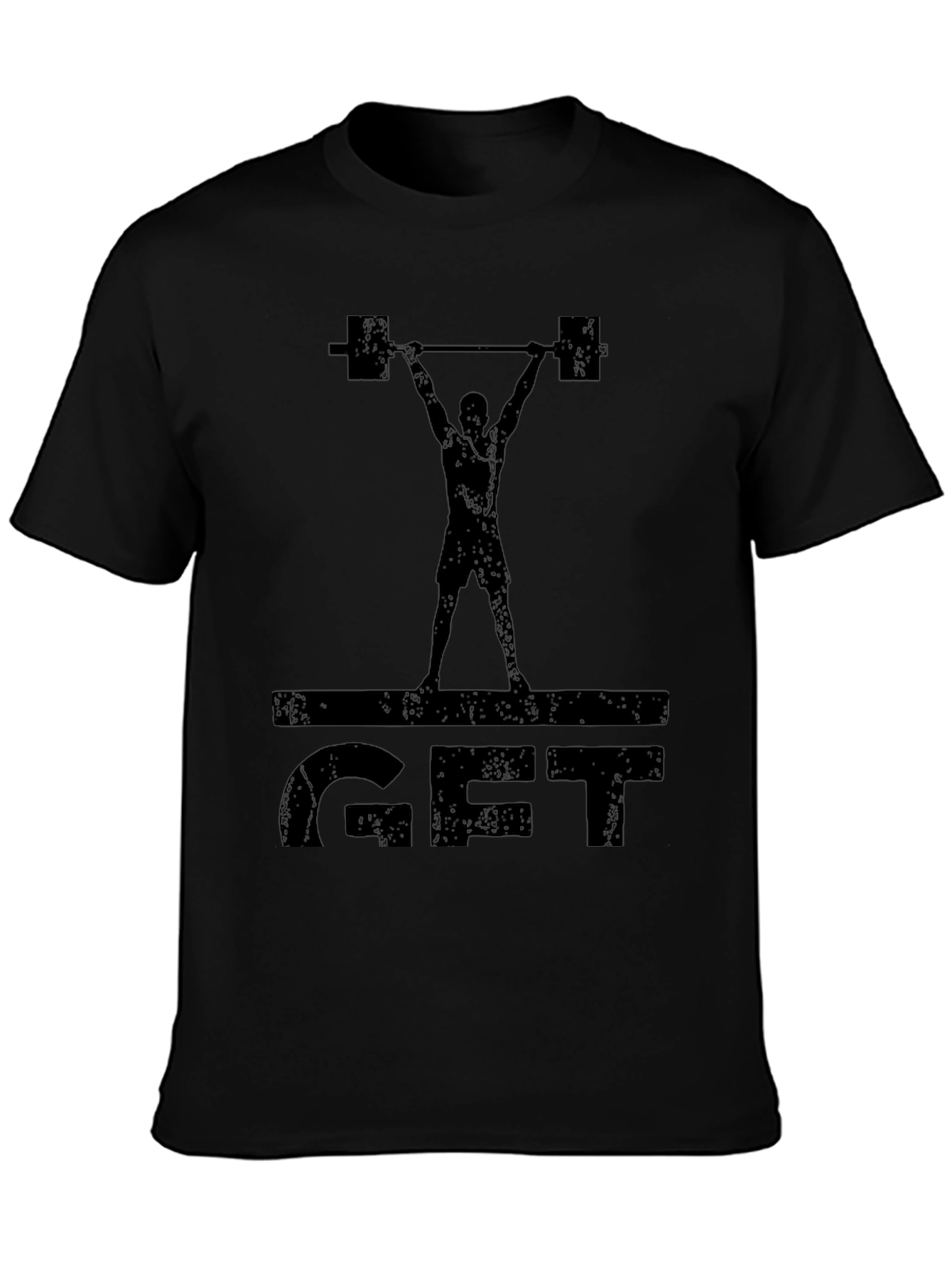 Weightlifting GFT Graphic Tee - Black Fitness Shirt