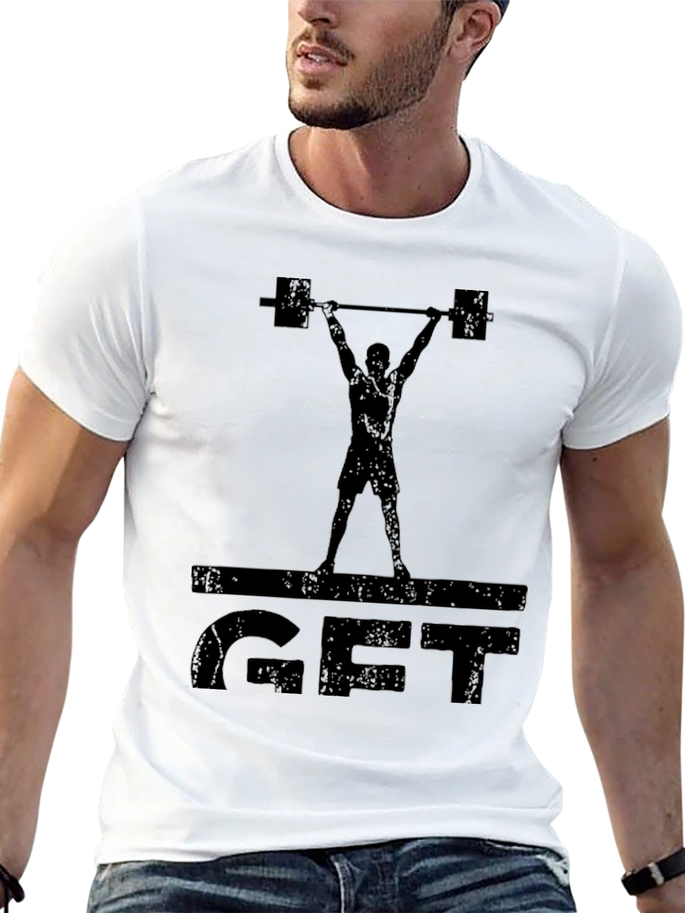 Weightlifting GFT Graphic Tee - Black Fitness Shirt