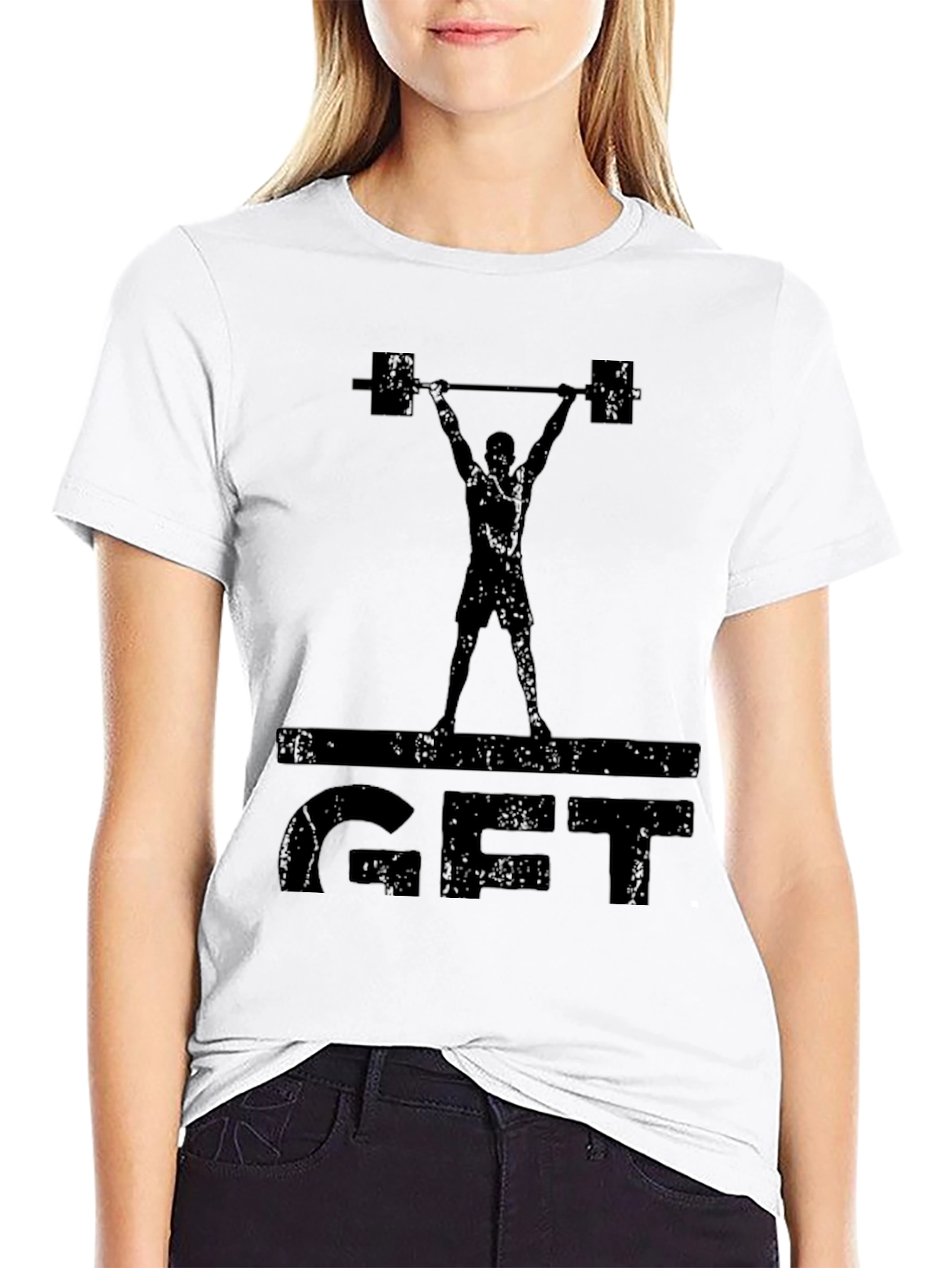 Weightlifting GFT Graphic Tee - Black Fitness Shirt