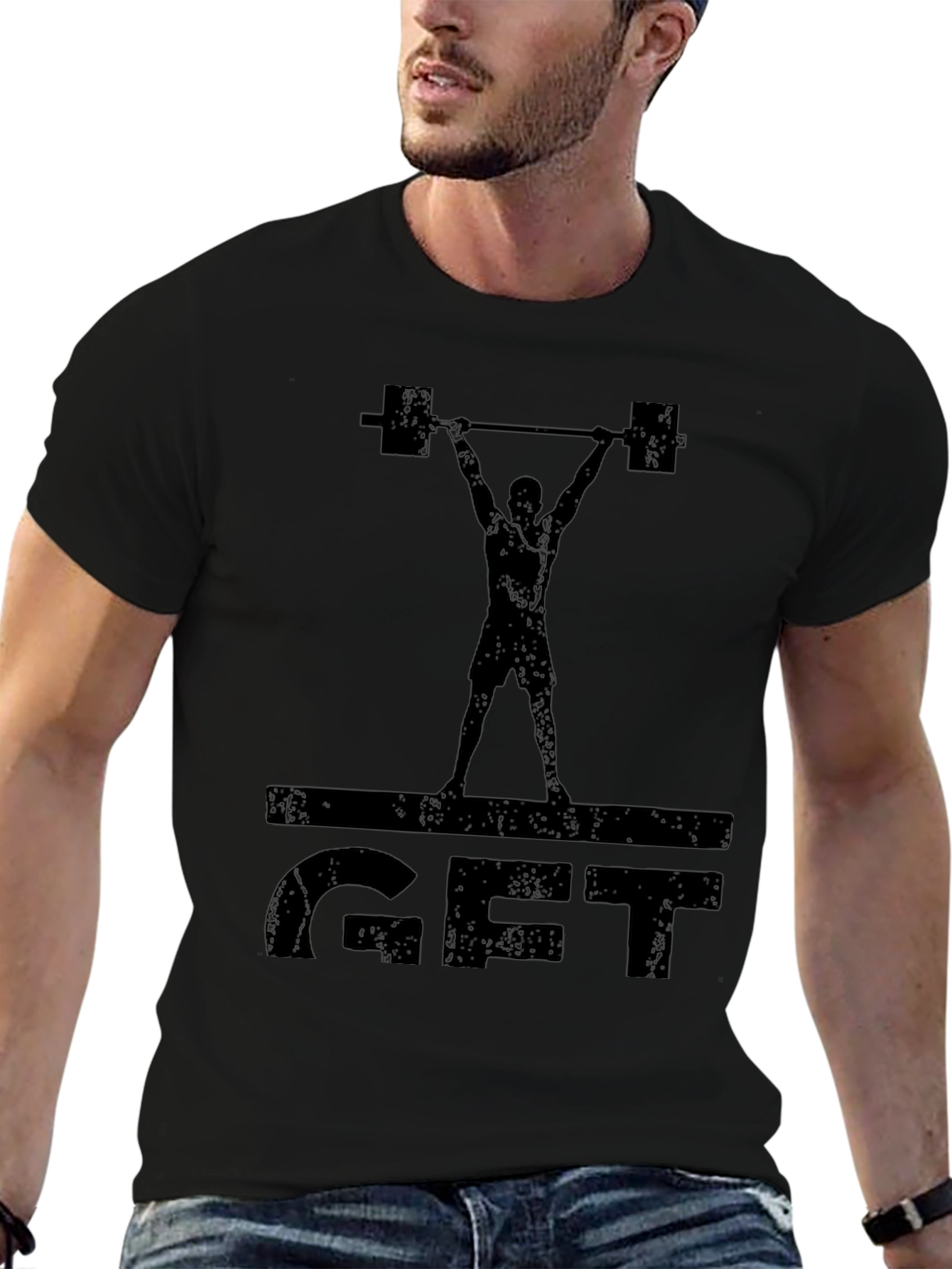 Weightlifting GFT Graphic Tee - Black Fitness Shirt