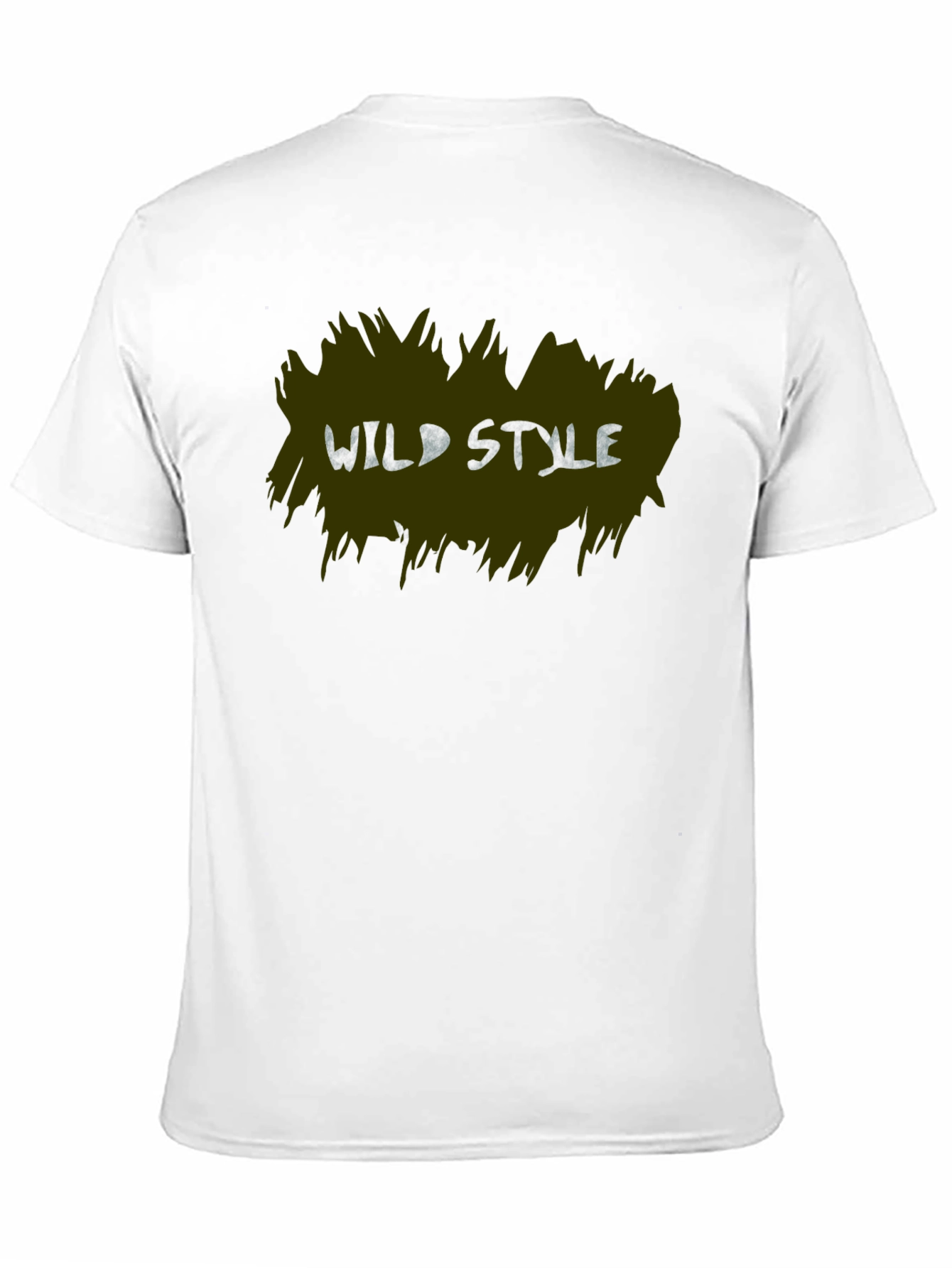Wild Style Graphic Print Black T-Shirt