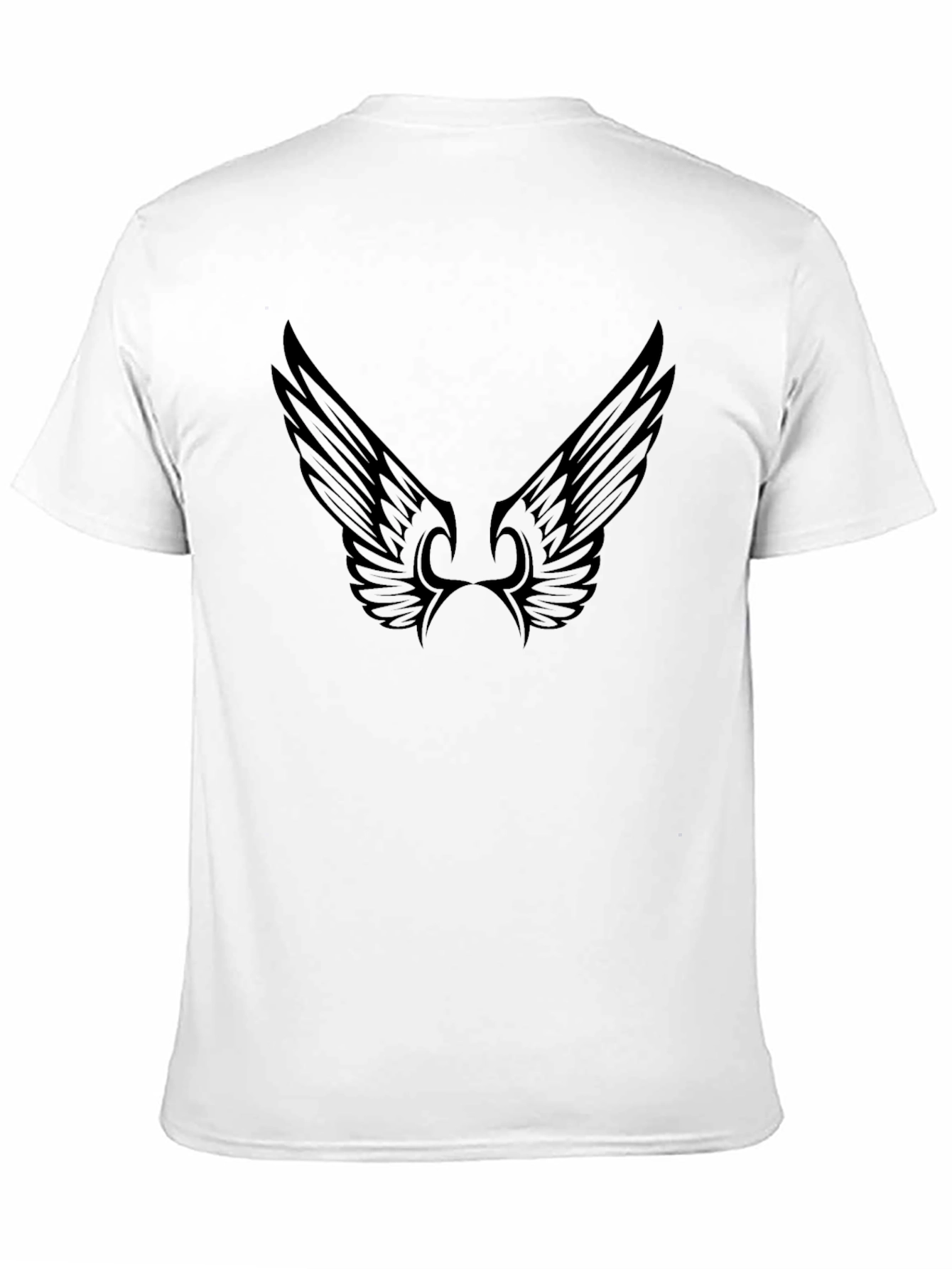 Winged Black Tee - Stylish Mens Casual Wear