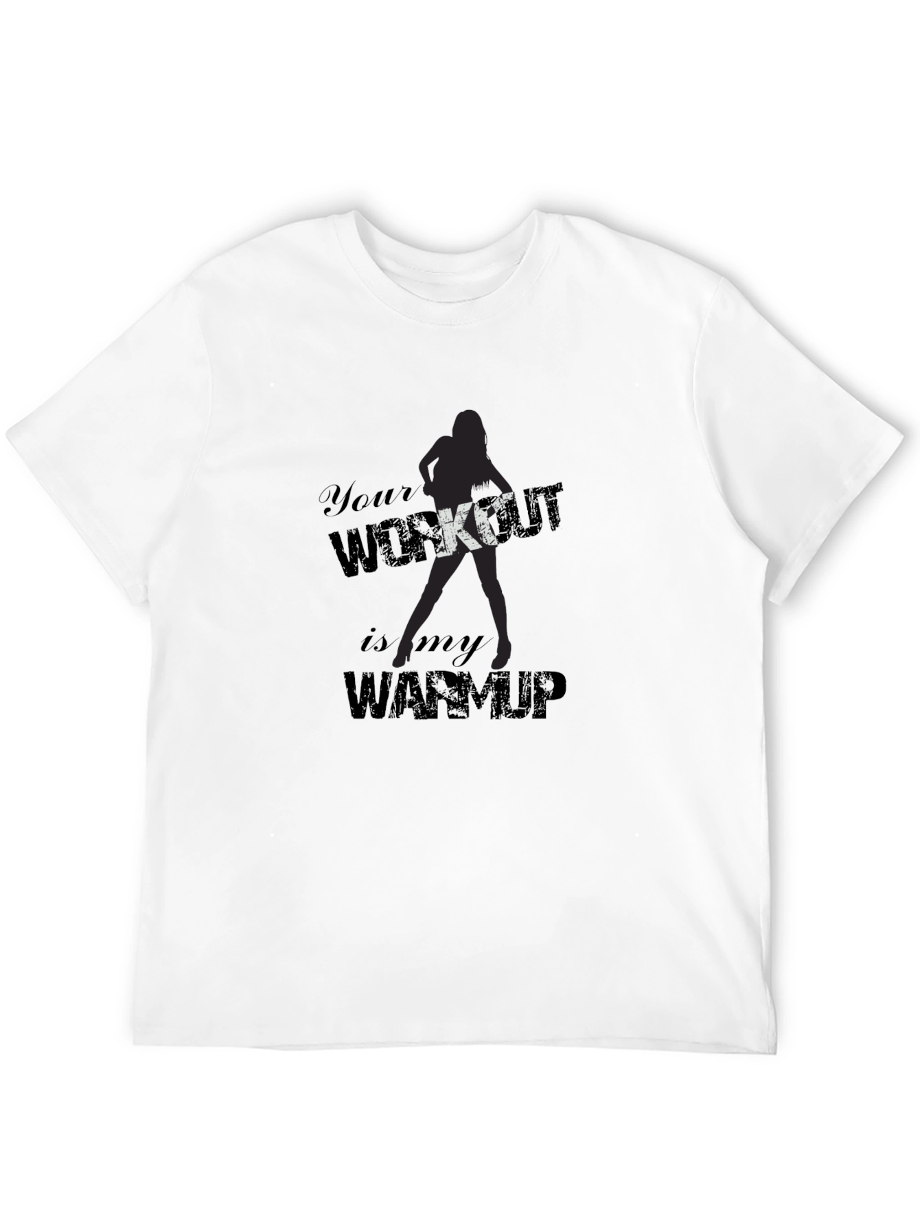 Workout Humor T-Shirt - Black Graphic Tee