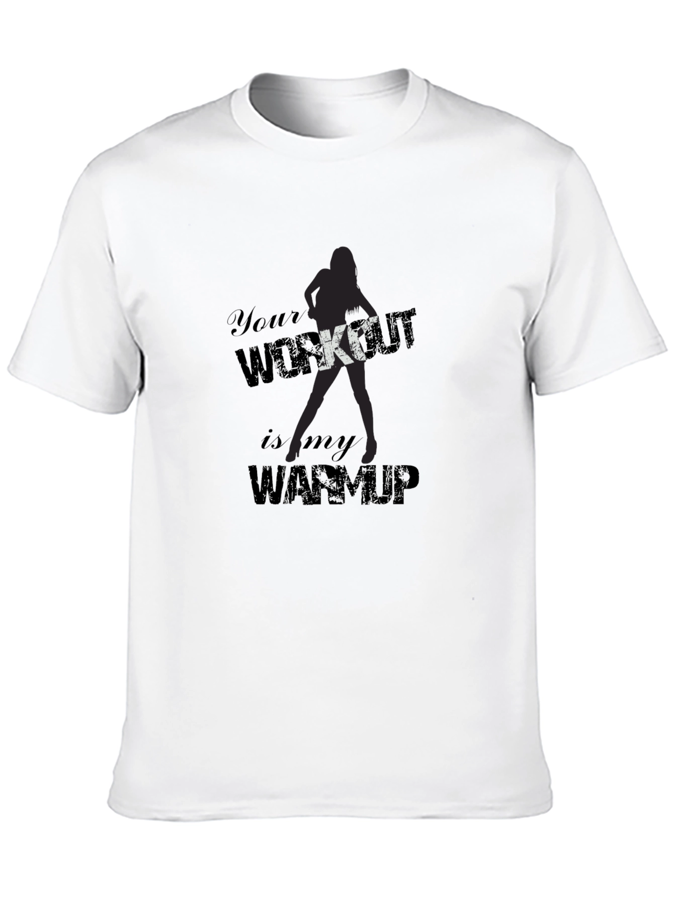 Workout Humor T-Shirt - Black Graphic Tee