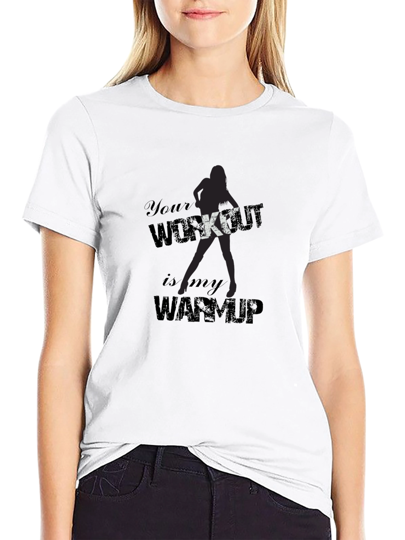Workout Humor T-Shirt - Black Graphic Tee