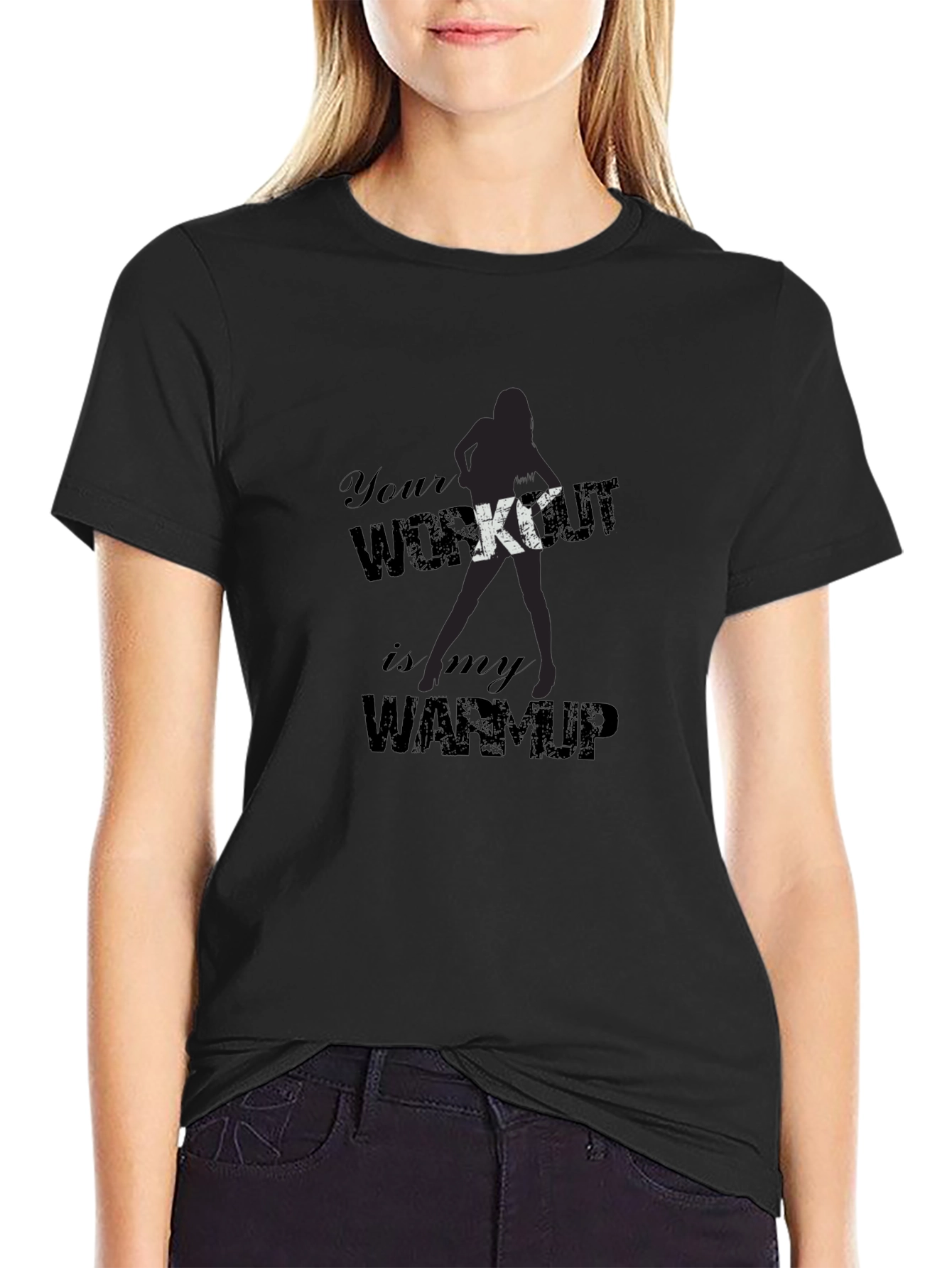 Workout Humor T-Shirt - Black Graphic Tee