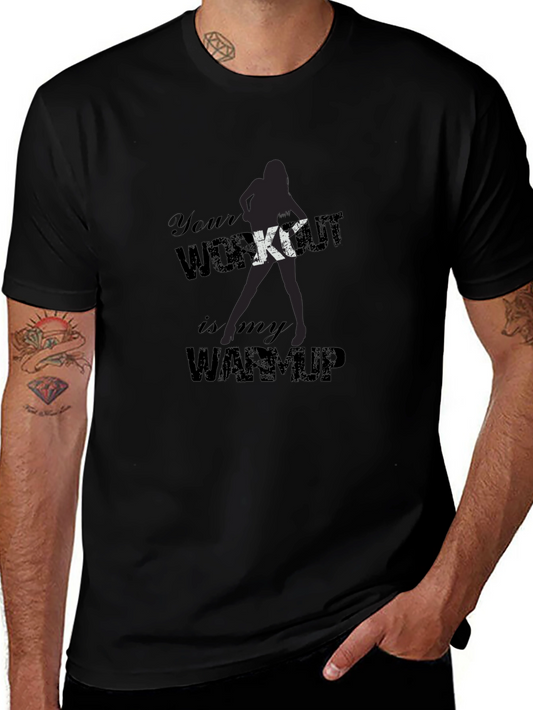 Workout Humor T-Shirt - Black Graphic Tee