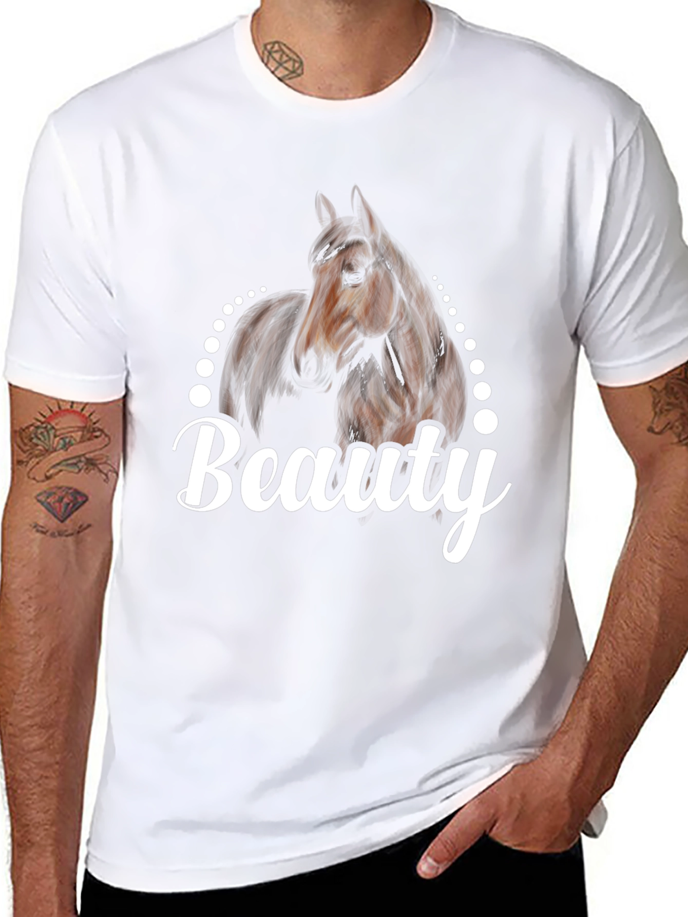 Beauty Horse Graphic Tee