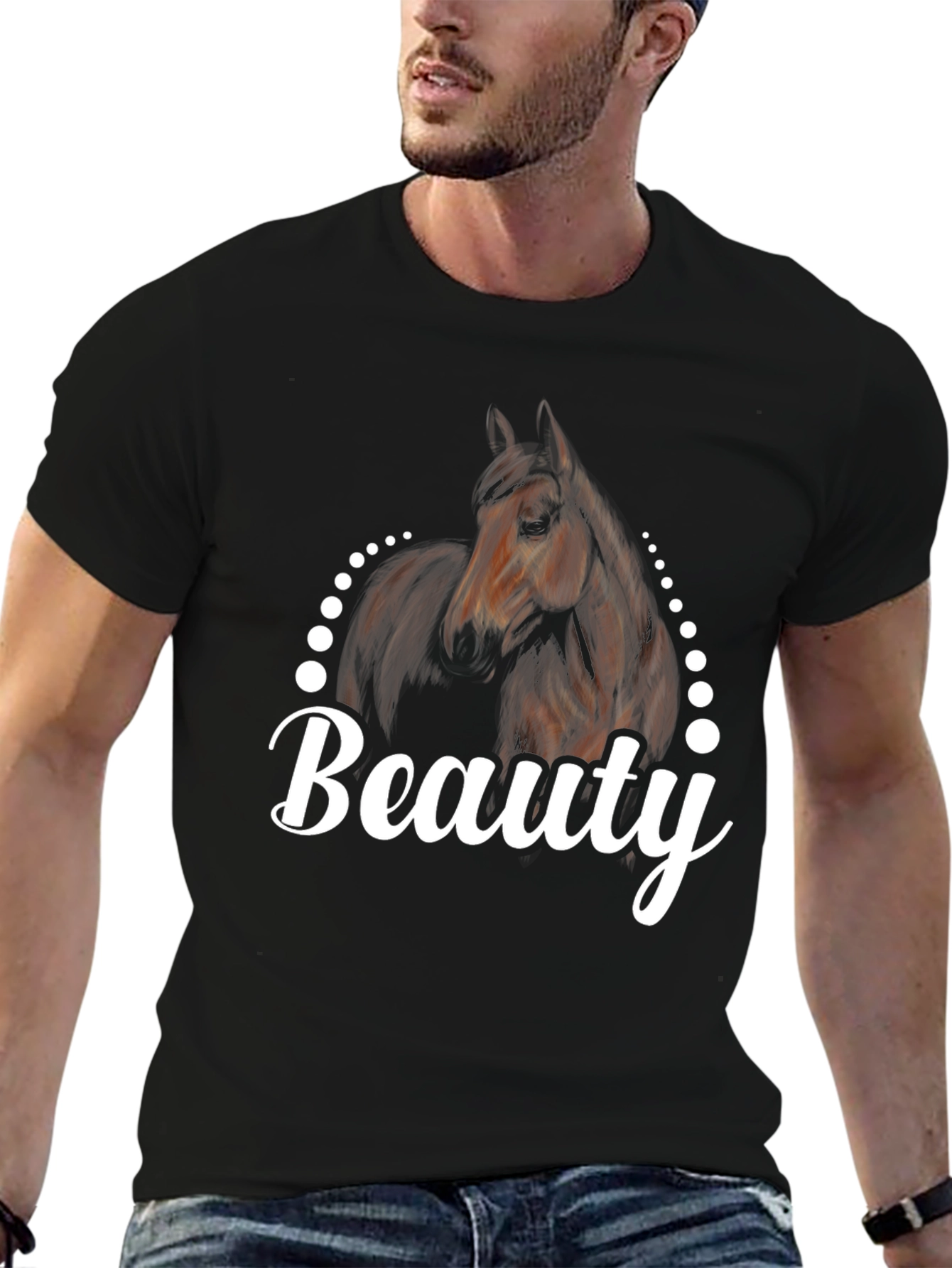 Beauty Horse Graphic Tee