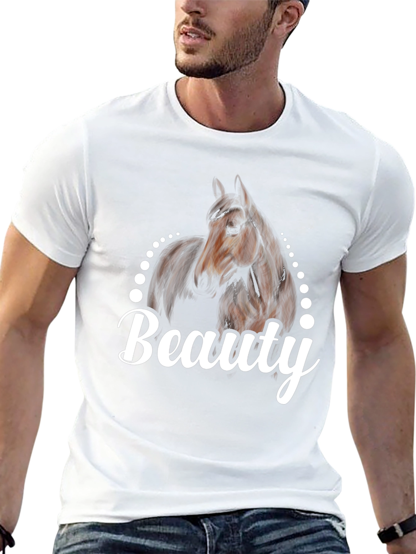 Beauty Horse Graphic Tee