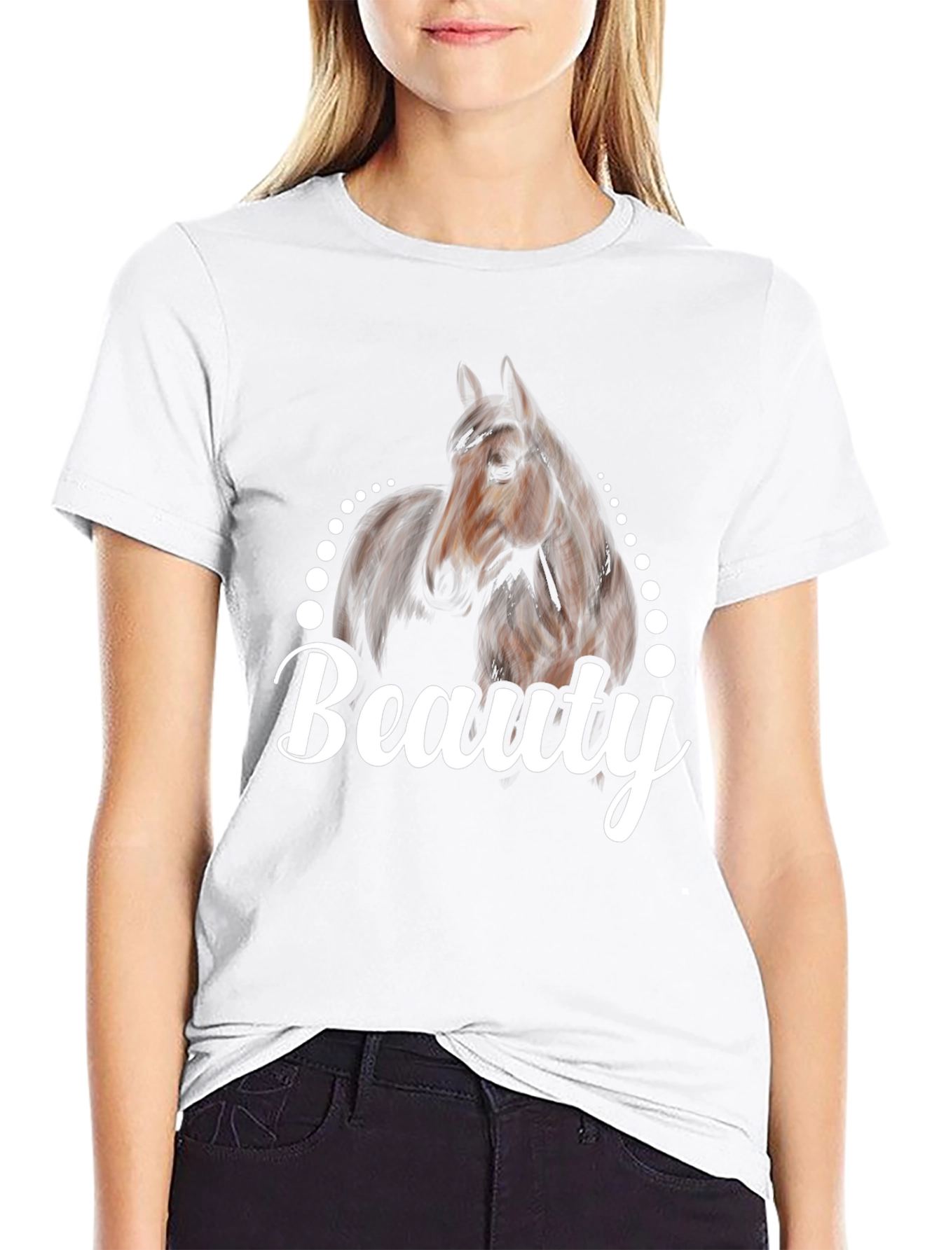 Beauty Horse Graphic Tee