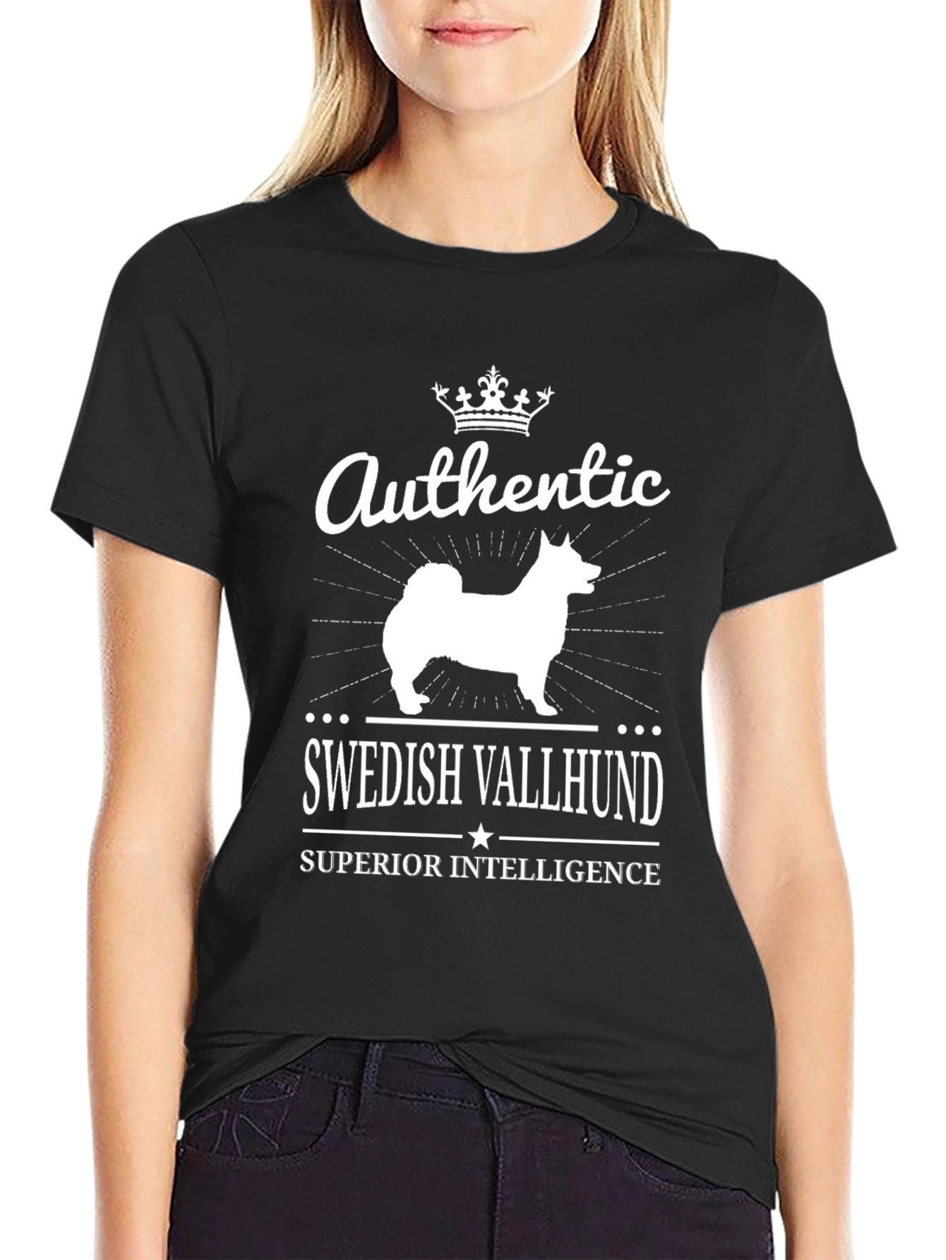 Authentic Swedish Vallhund T-Shirt - Superior Intelligence
