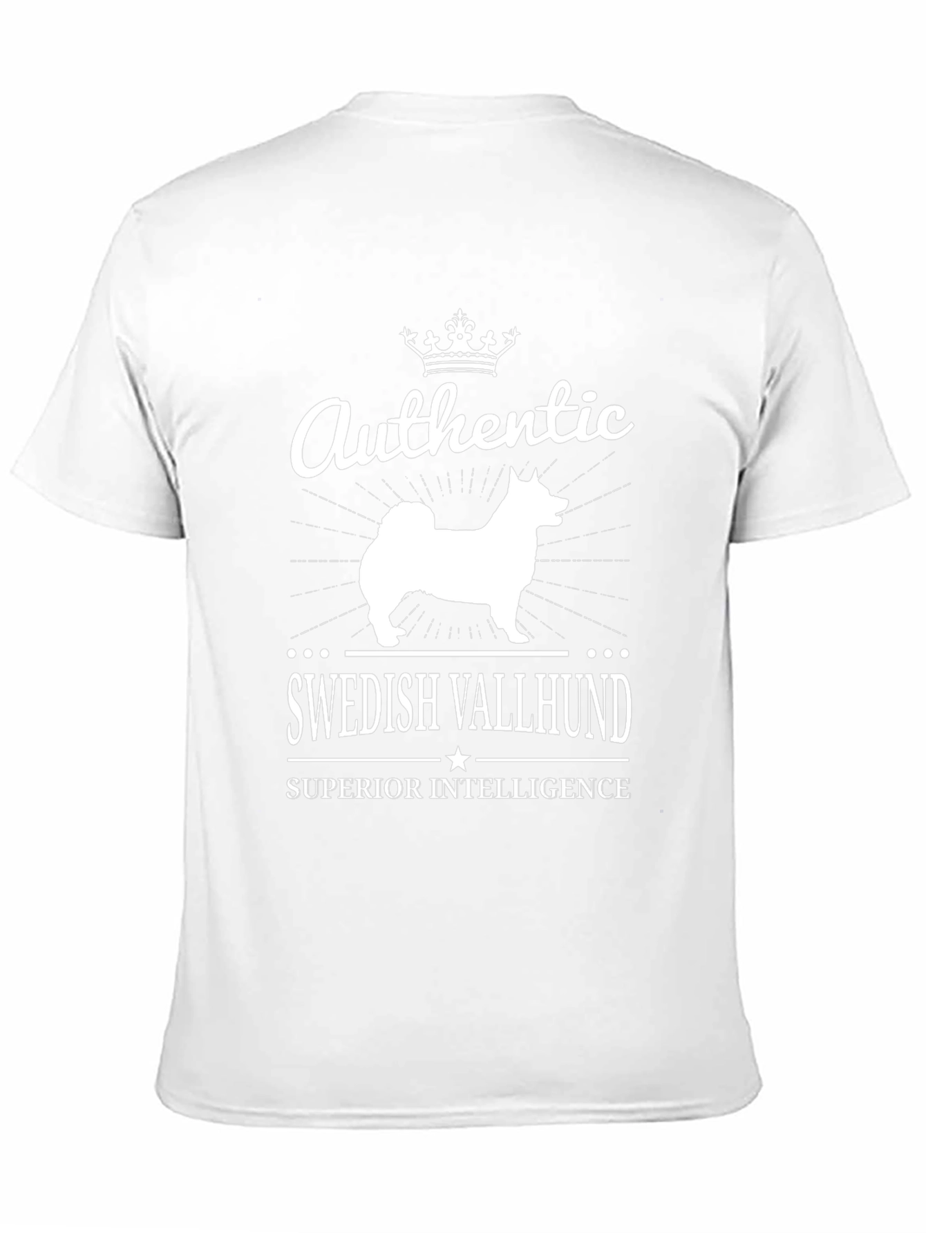 Authentic Swedish Vallhund T-Shirt - Superior Intelligence