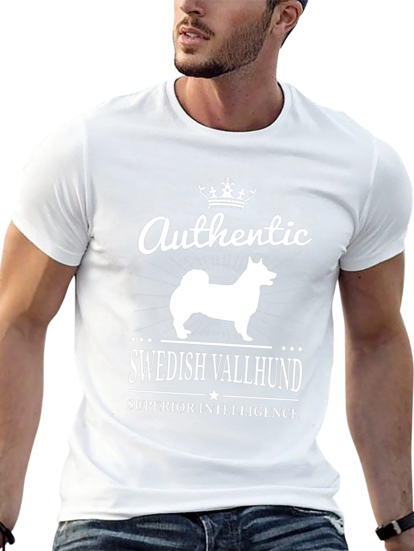 Authentic Swedish Vallhund T-Shirt - Superior Intelligence