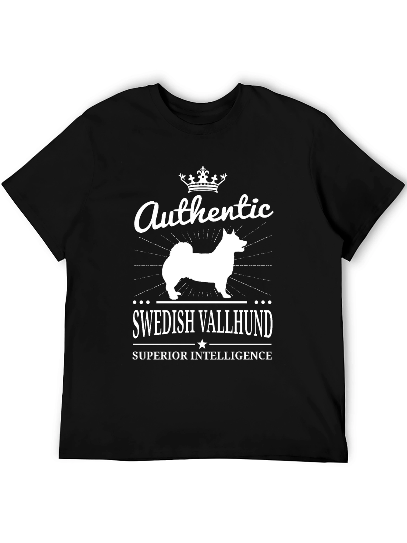 Authentic Swedish Vallhund T-Shirt - Superior Intelligence