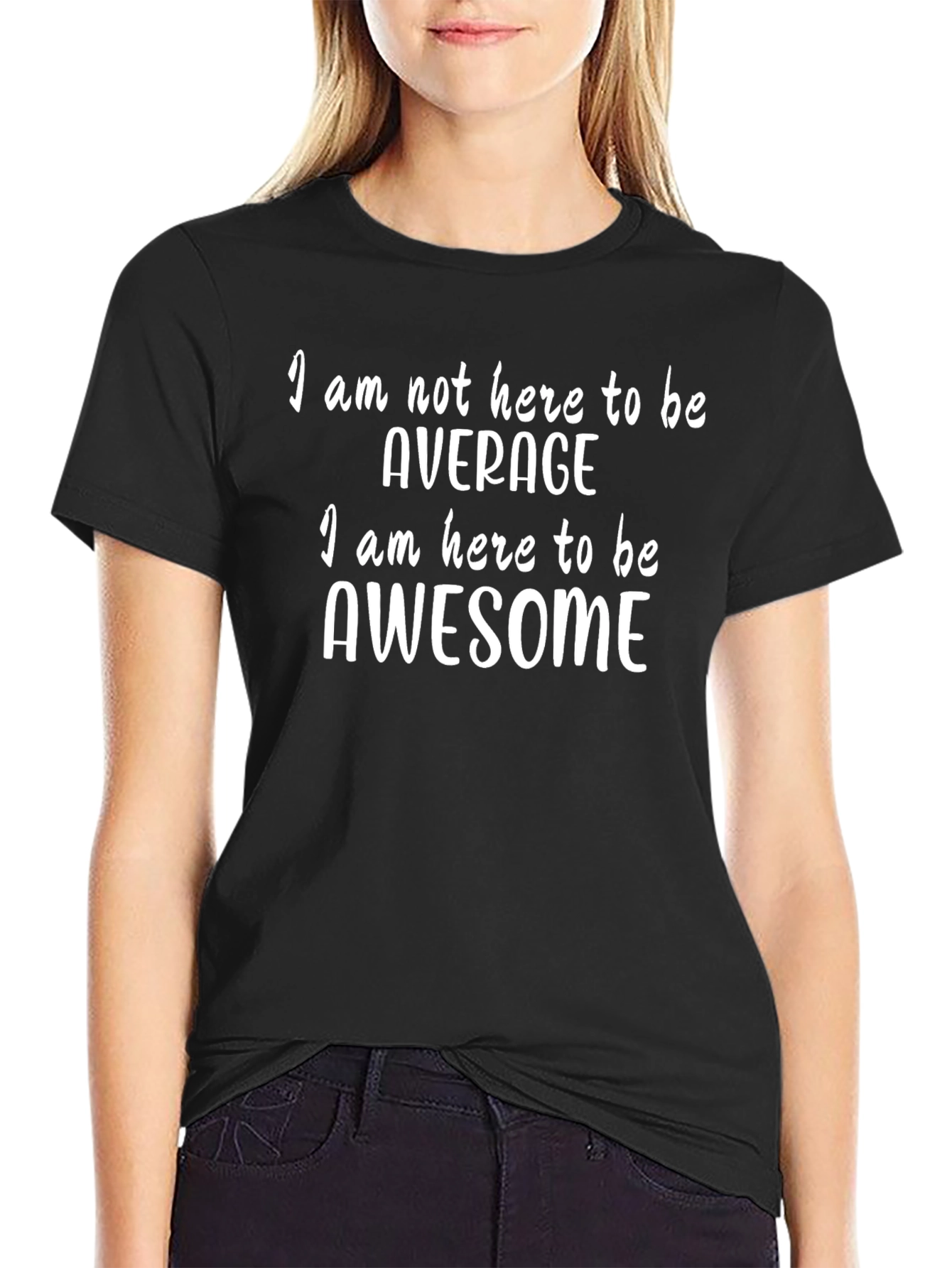 Awesome Black T-Shirt - Be Awesome!
