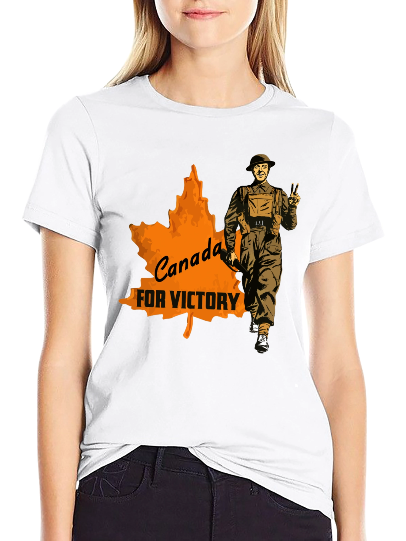 Canada for Victory Graphic T-Shirt