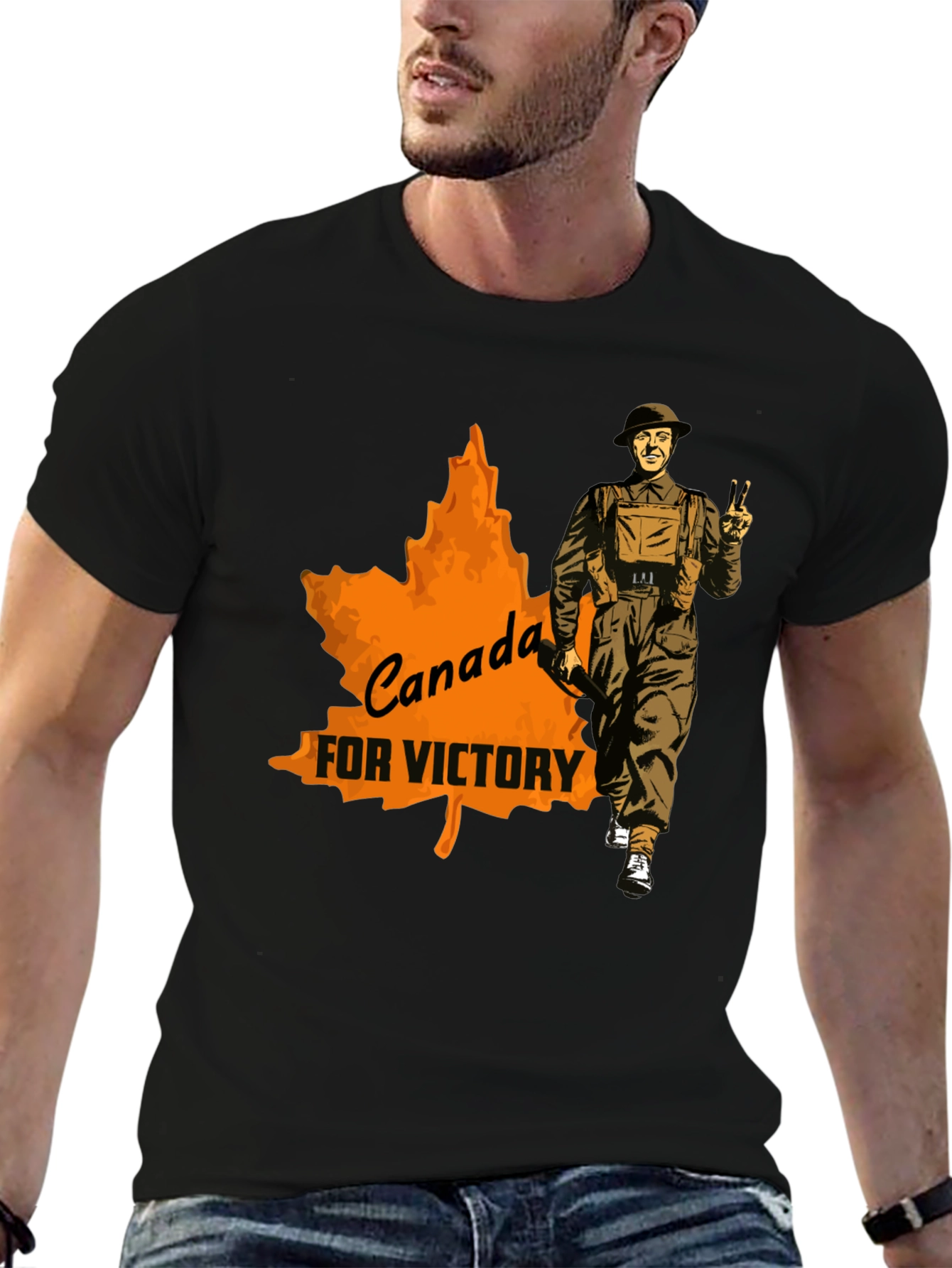 Canada for Victory Graphic T-Shirt
