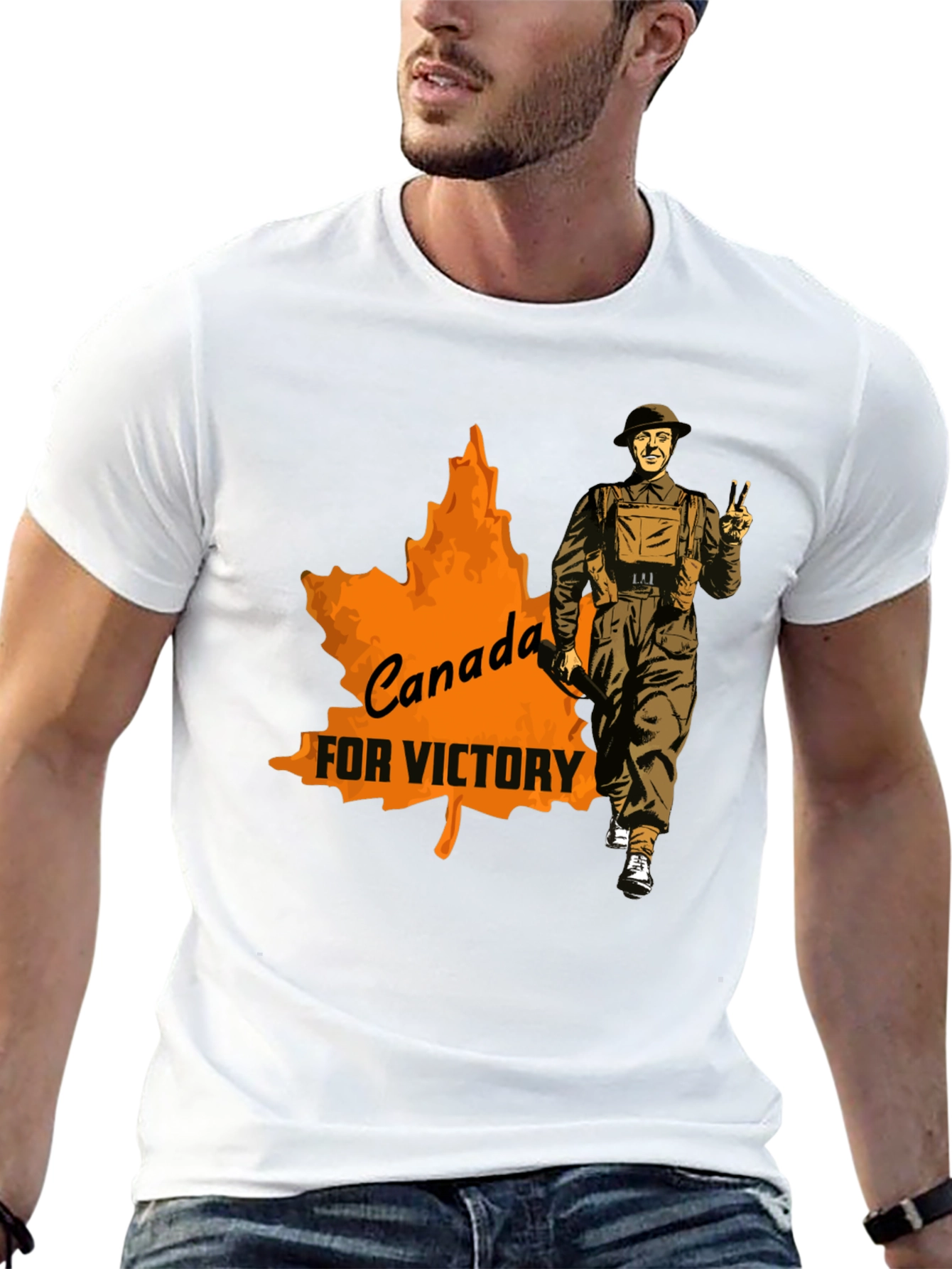 Canada for Victory Graphic T-Shirt