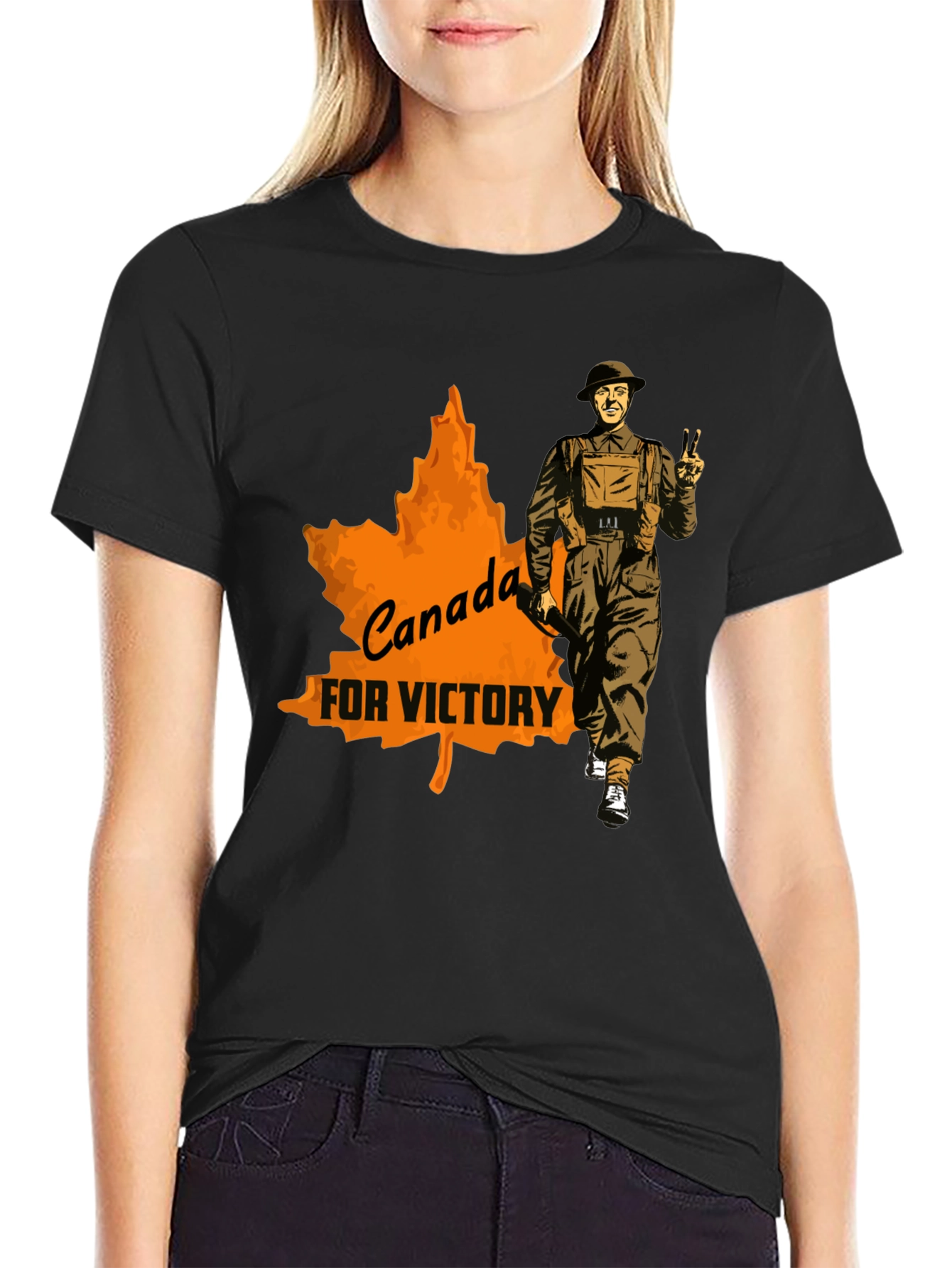 Canada for Victory Graphic T-Shirt